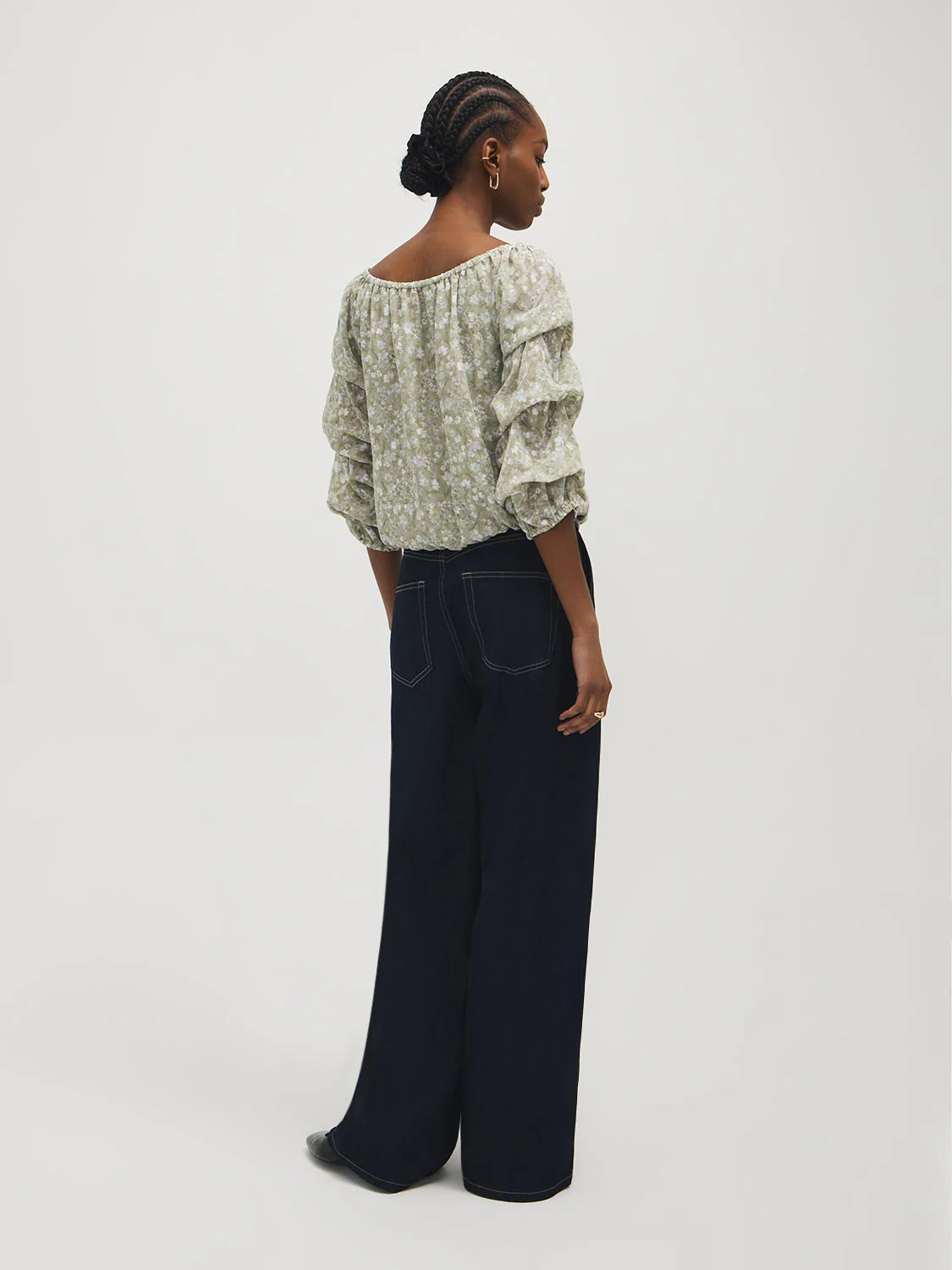 Tiered Bubble Sleeve Top - Image 6