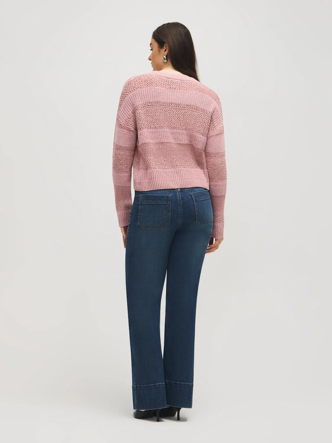 Multi-Stitch Knit Sweater - Image 3