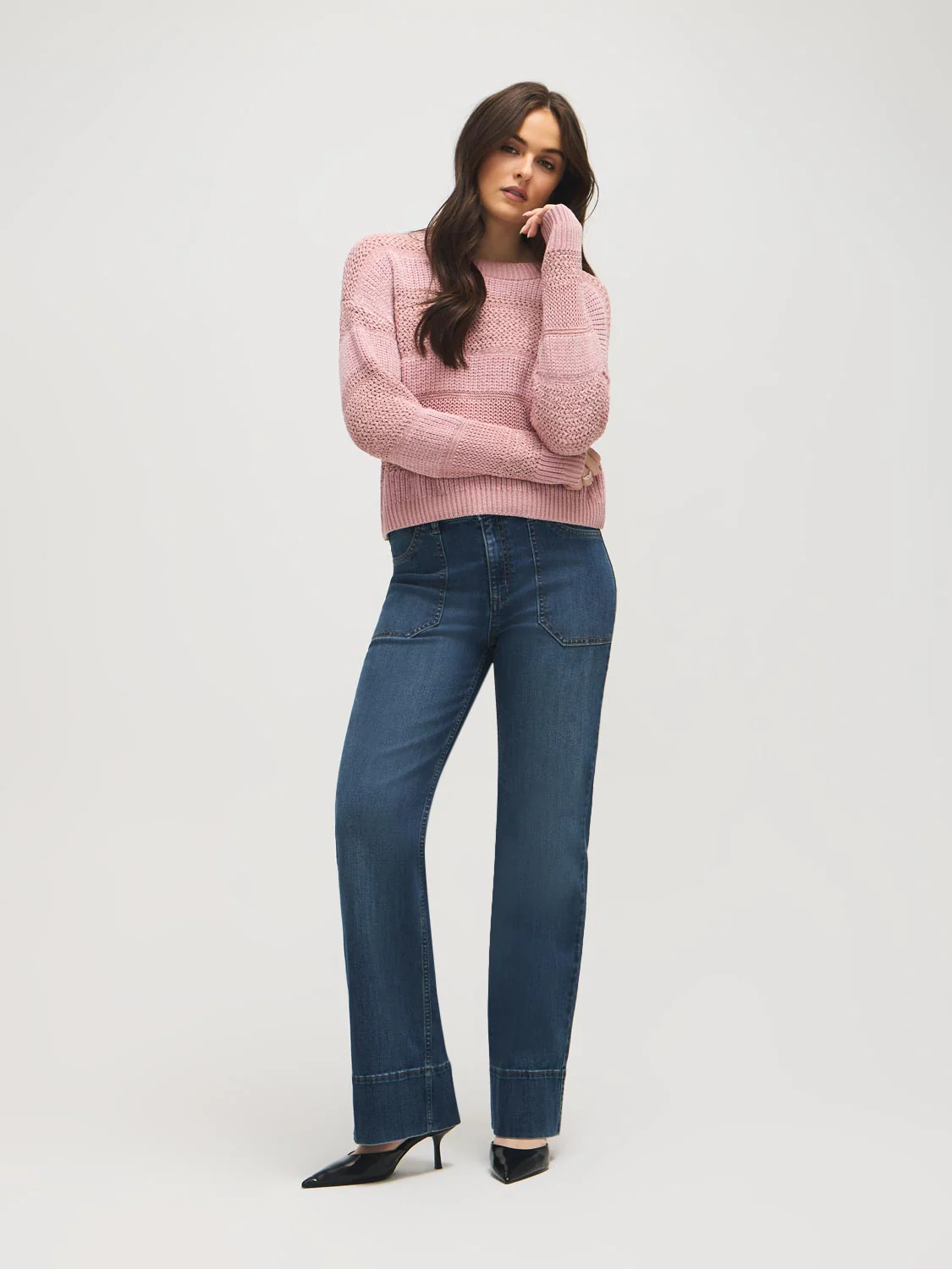 Multi-Stitch Knit Sweater - Image 4