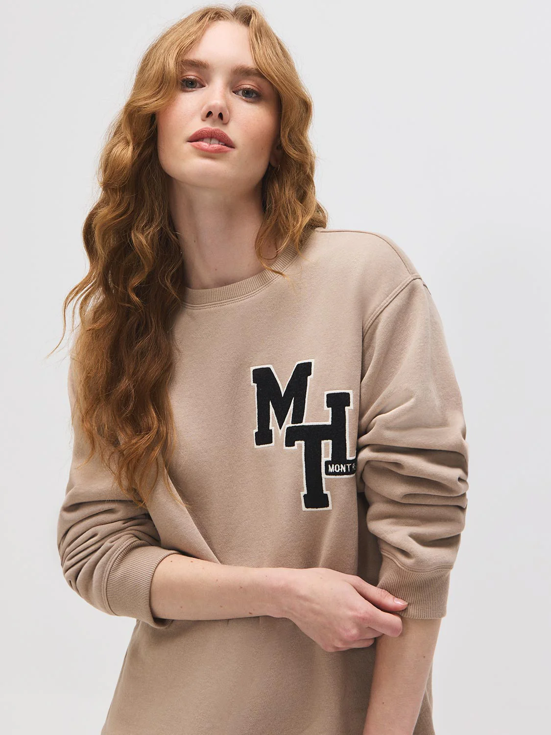 "MTL" Embroidered Cotton-Blend Sweatshirt - Image 2