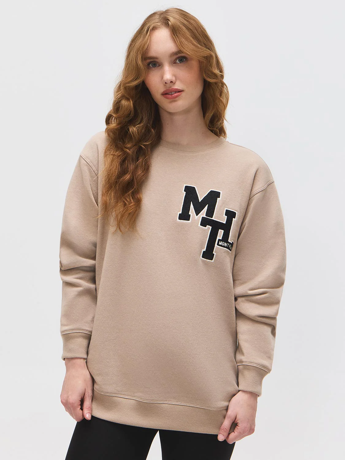 "MTL" Embroidered Cotton-Blend Sweatshirt - Image 3