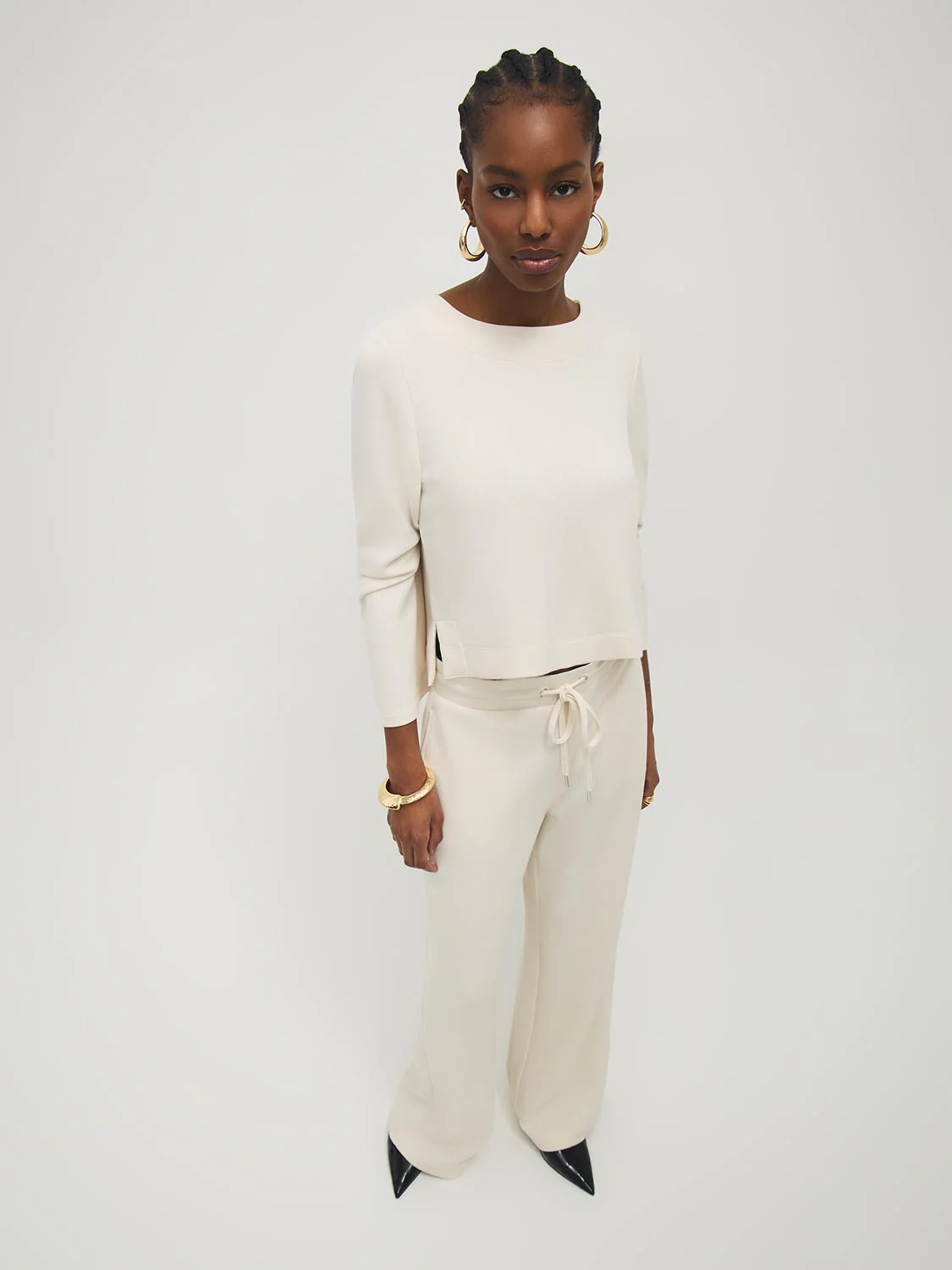 Crew Neck Cloud Fleece Top - Image 8