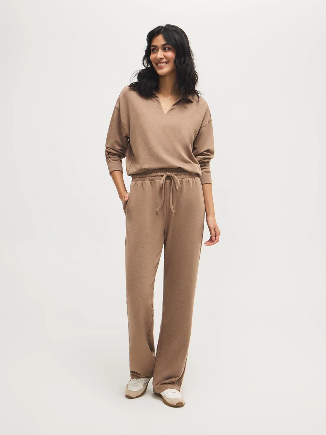 French Terry Drawstring Pants - Image 2