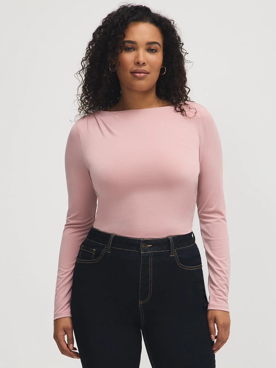 Boat Neck Asymmetrical Top - Image 3