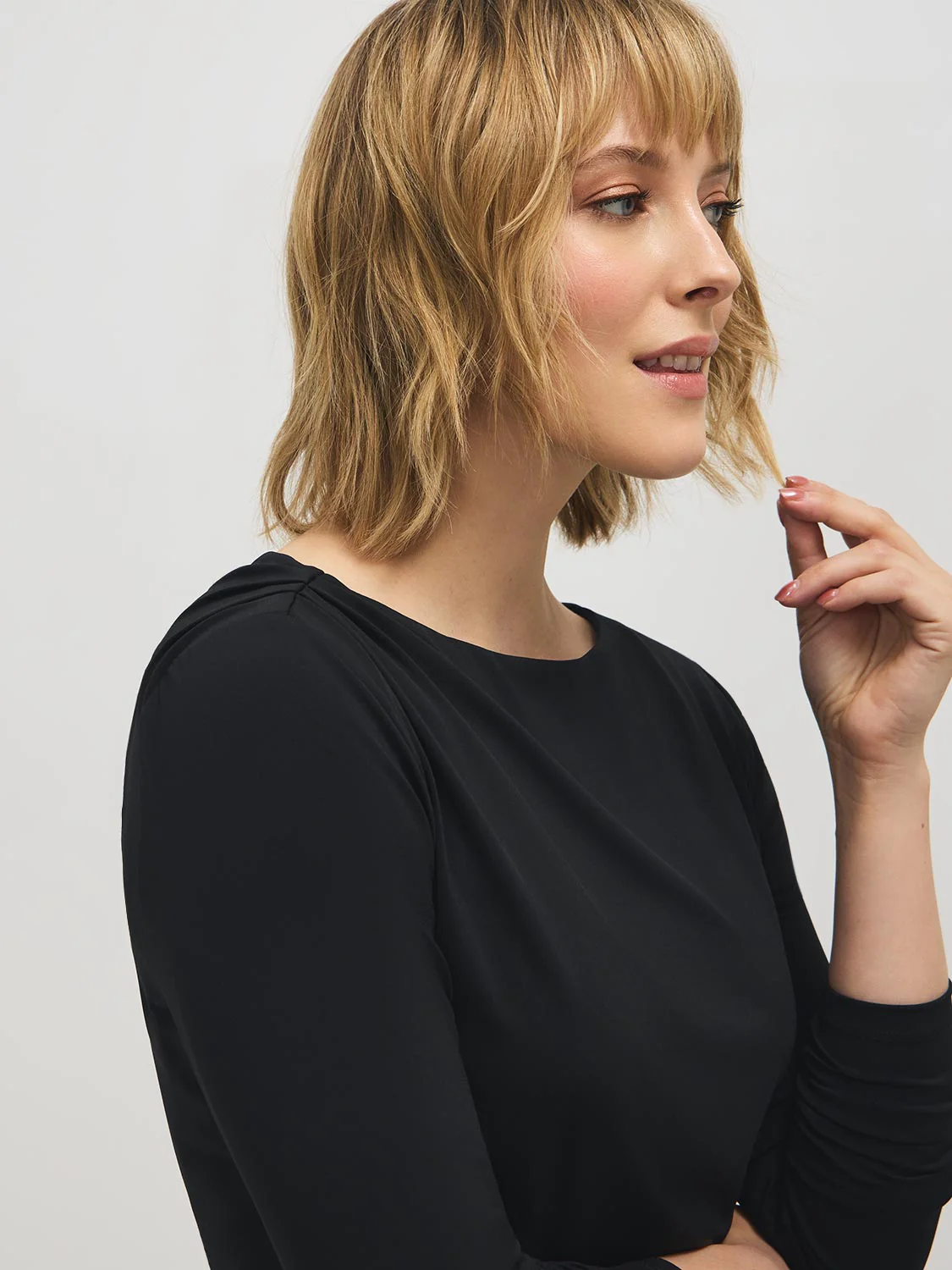 Boat Neck Asymmetrical Top - Image 6