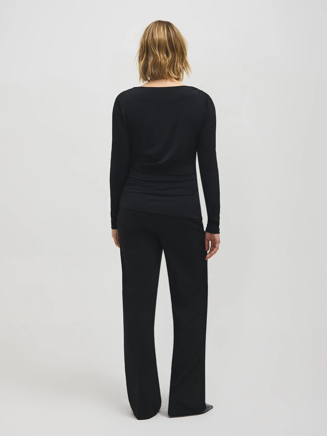 Boat Neck Asymmetrical Top - Image 8