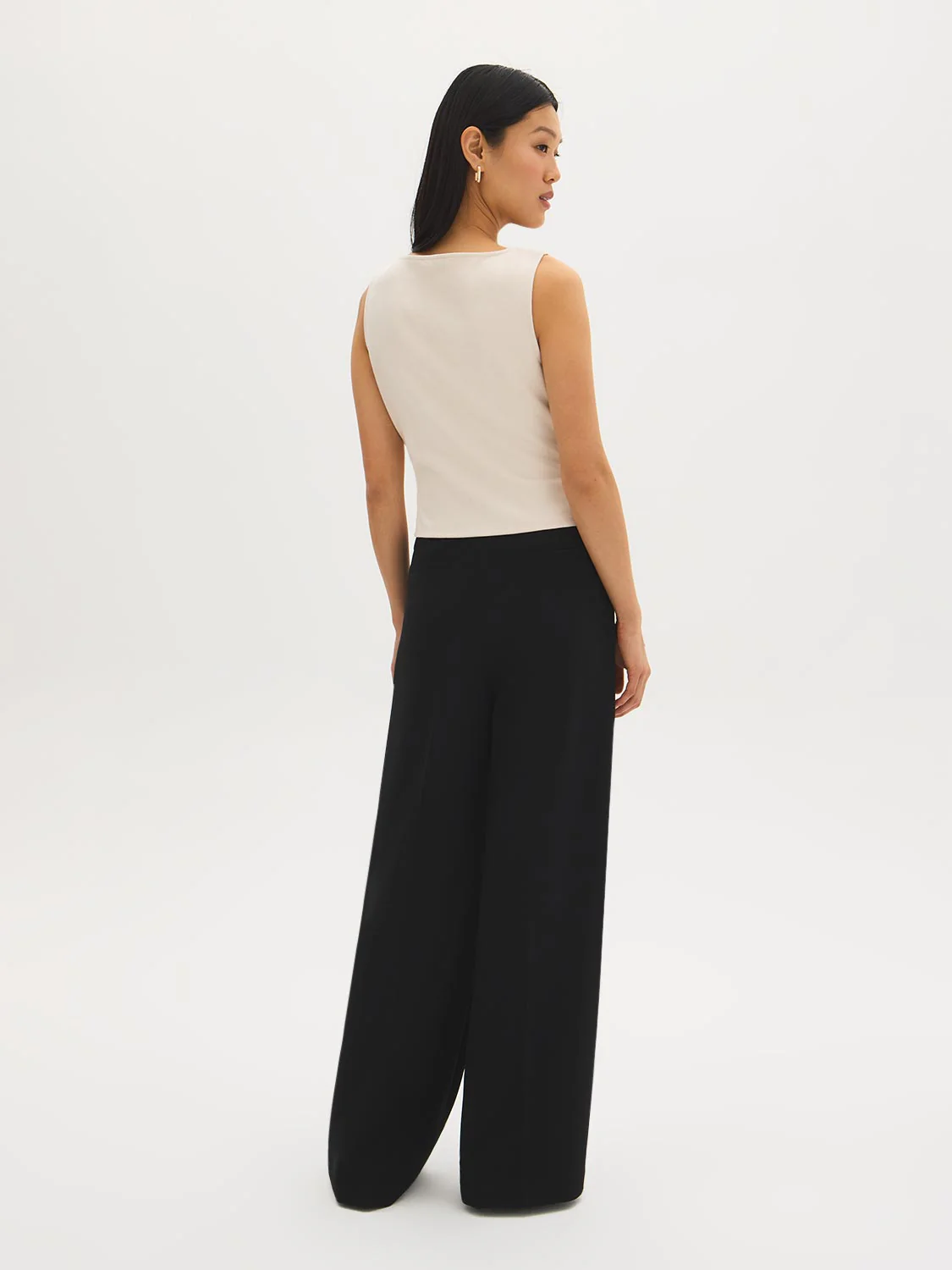 Sleeveless Faux Suede Top - Image 4