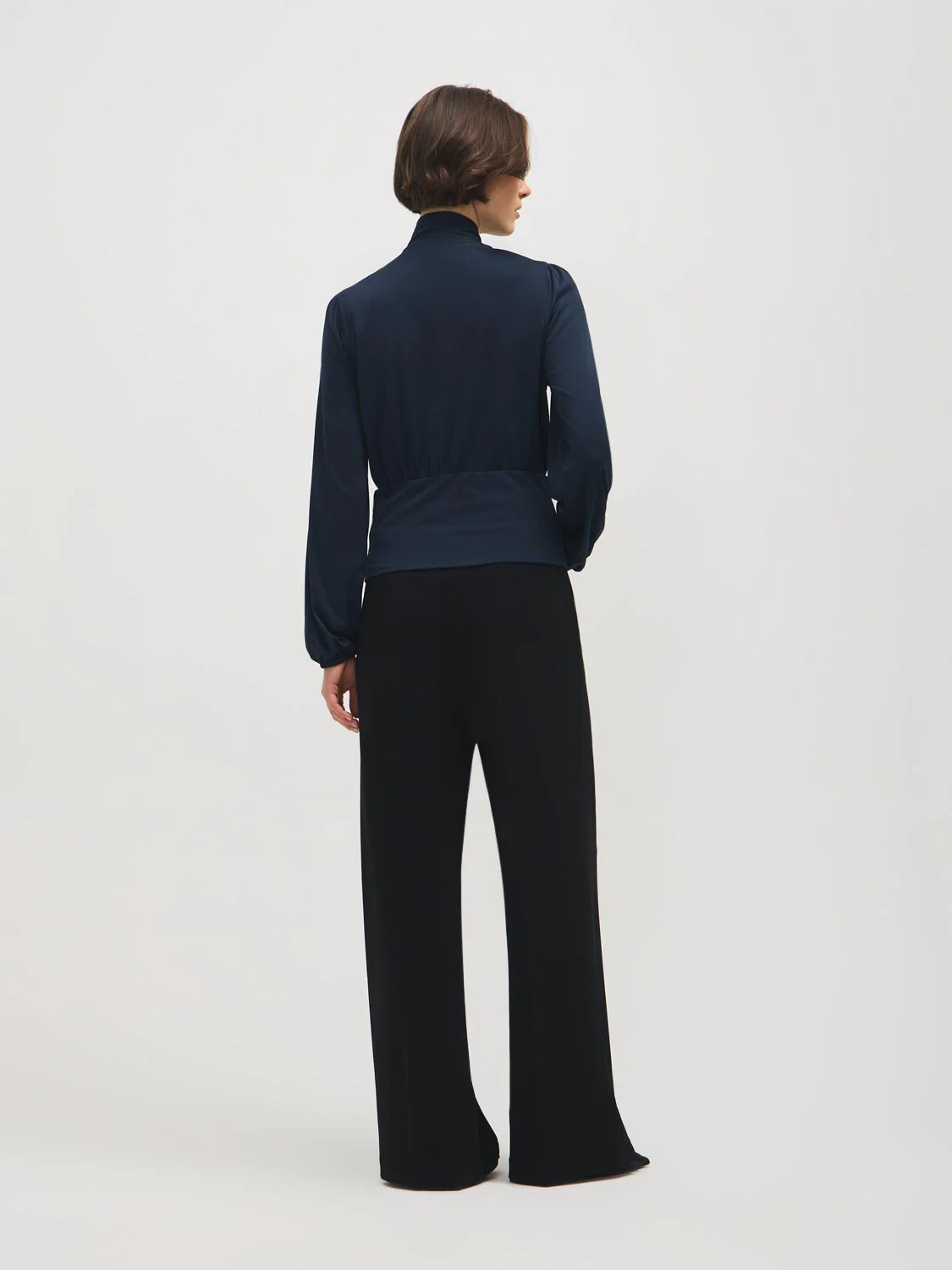 Crepe Tie-Neck Top - Image 9