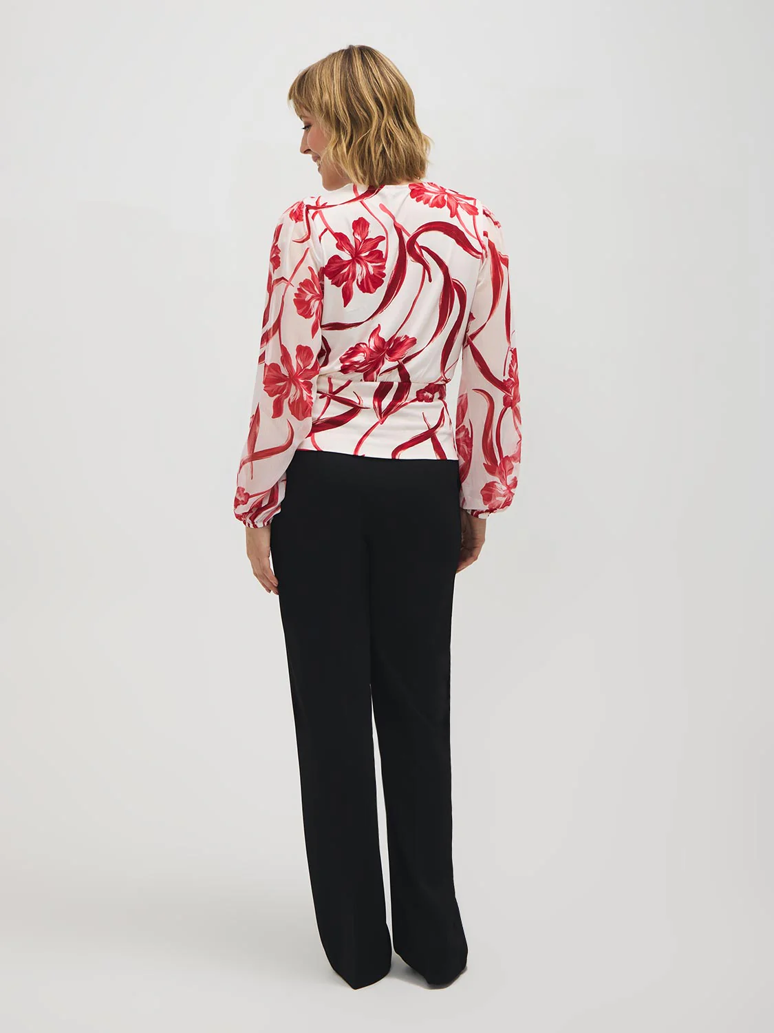Floral V-Neck Top - Image 4