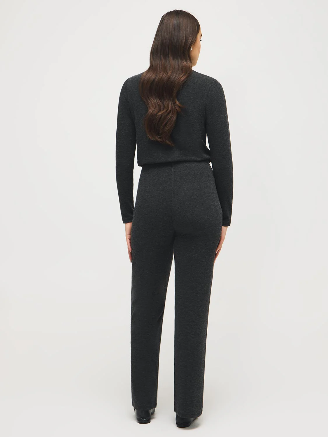 Melange Wide-Leg Pants - Image 4