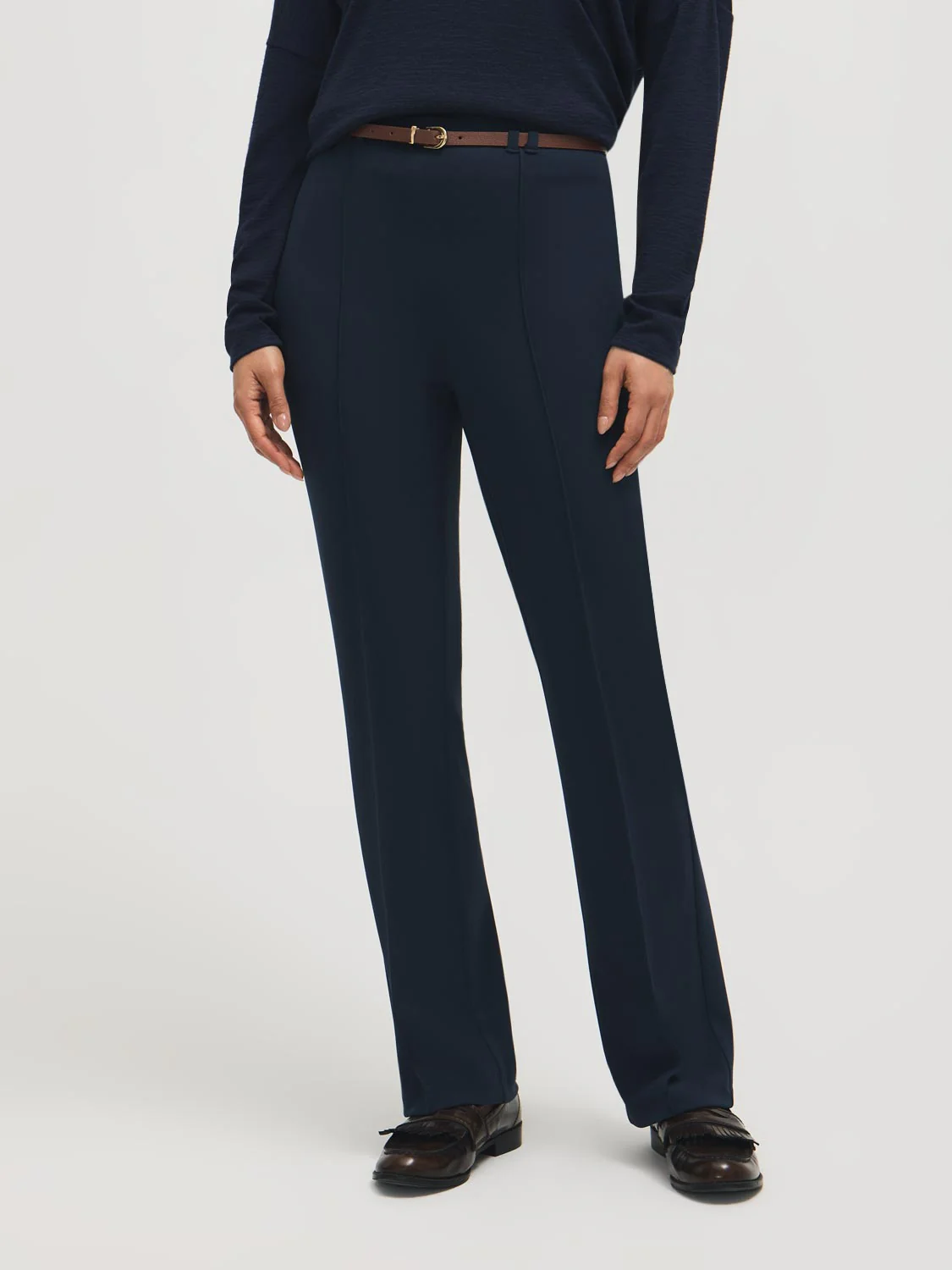 Belted Crepe Pants - Image 5