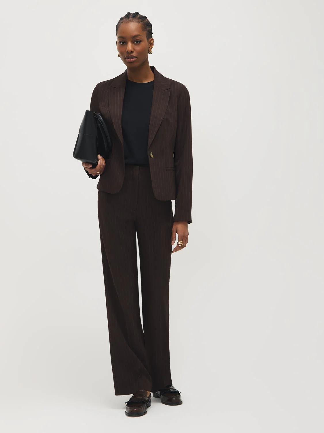Striped Wide-Leg Pants - Image 2