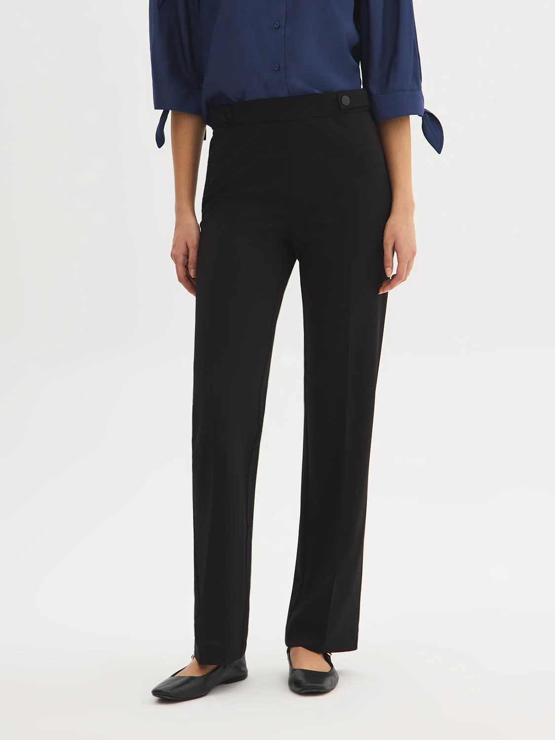 Knit Crepe Pants