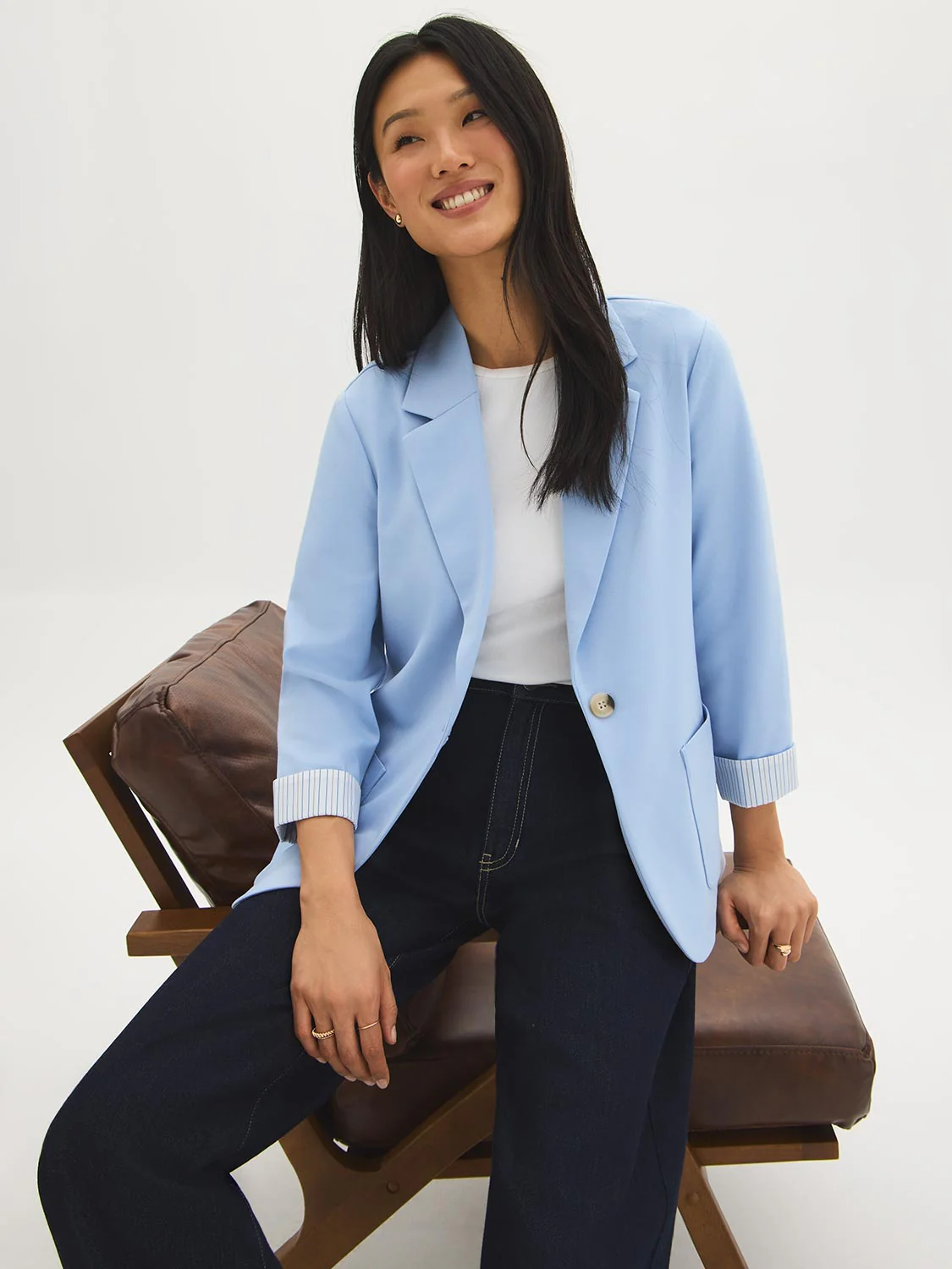 3/4 Sleeve Blazer - Image 10