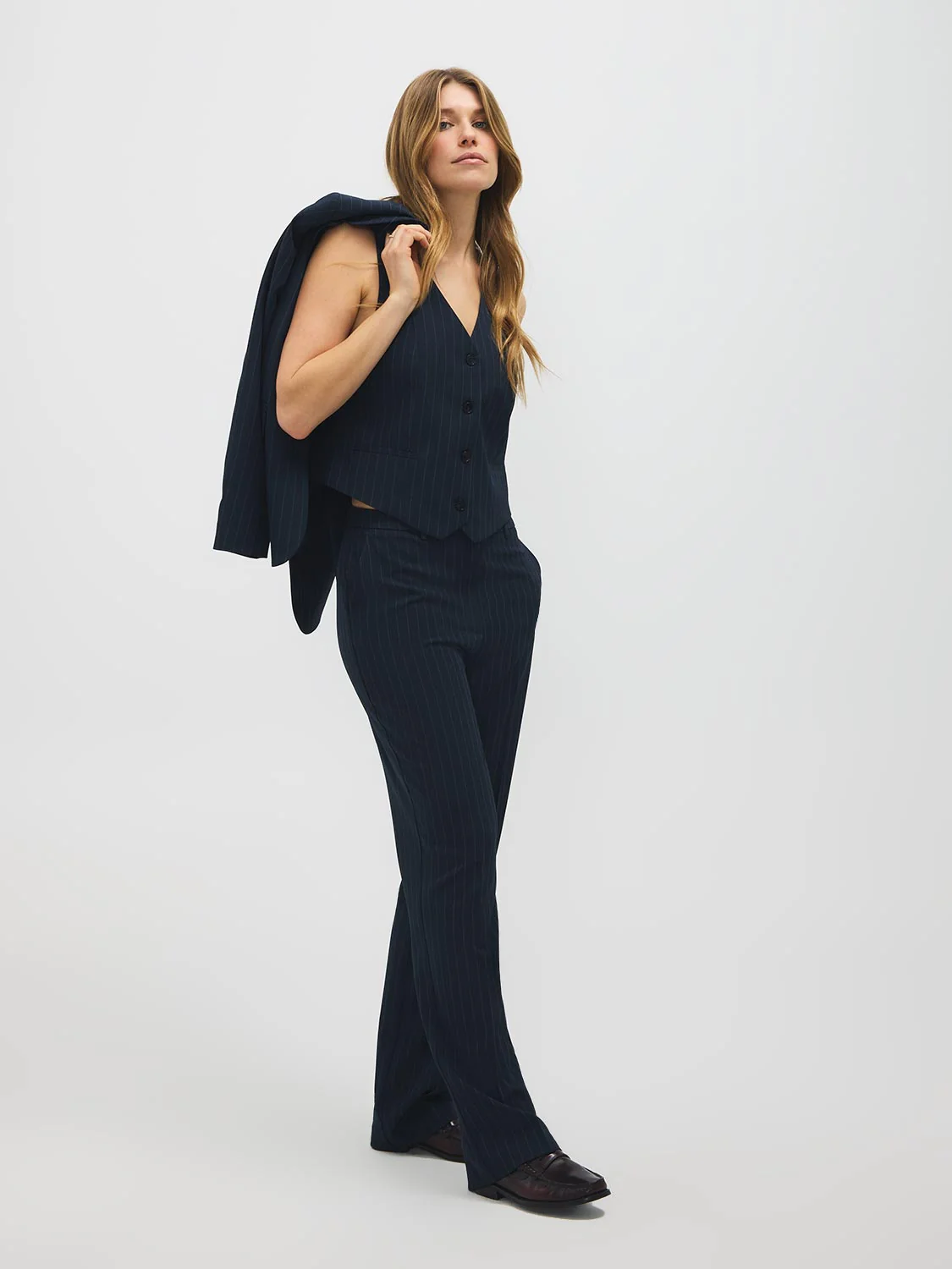 Pinstripe Vest - Image 3