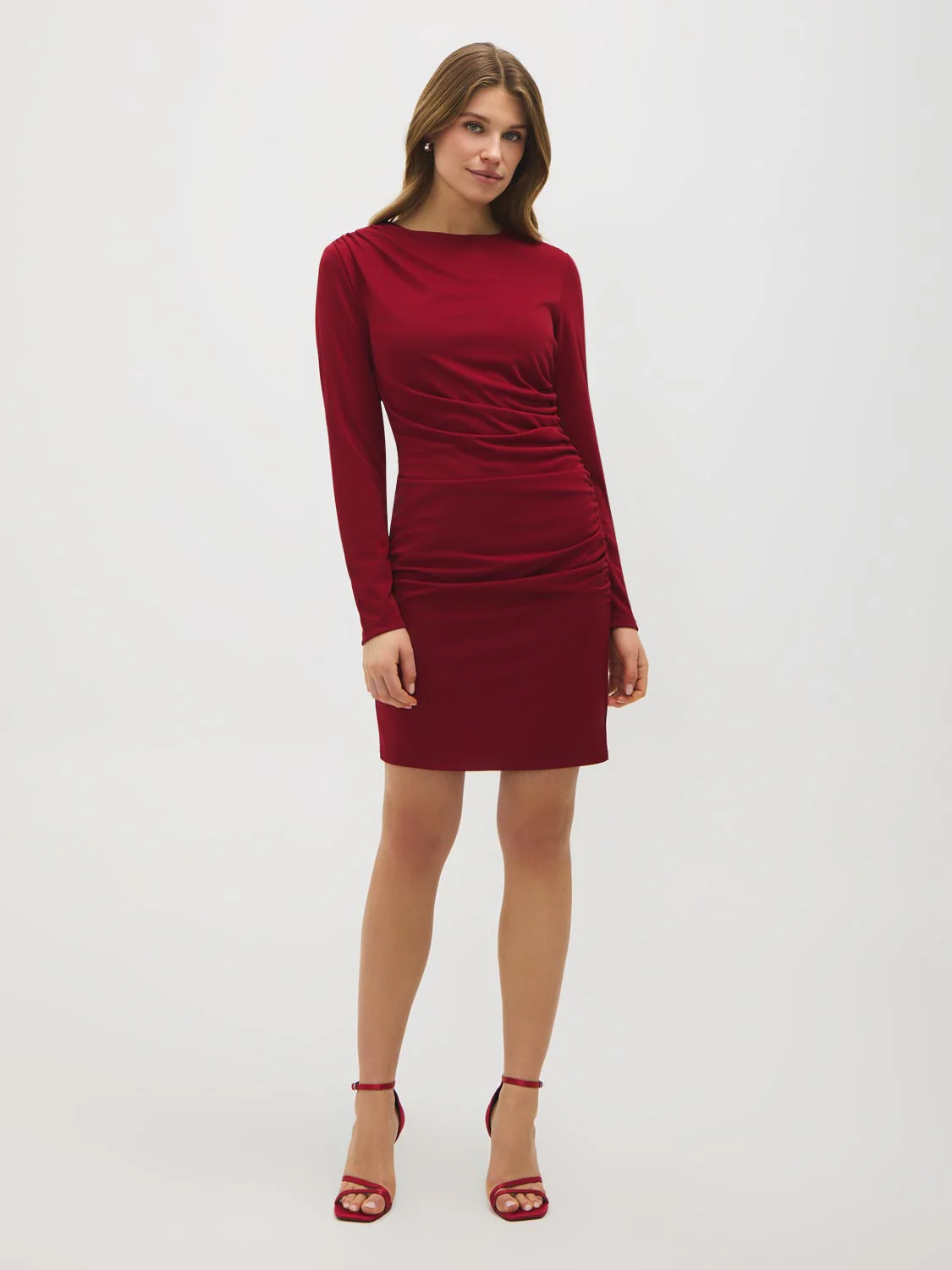 Gathered Mini Dress - Image 2