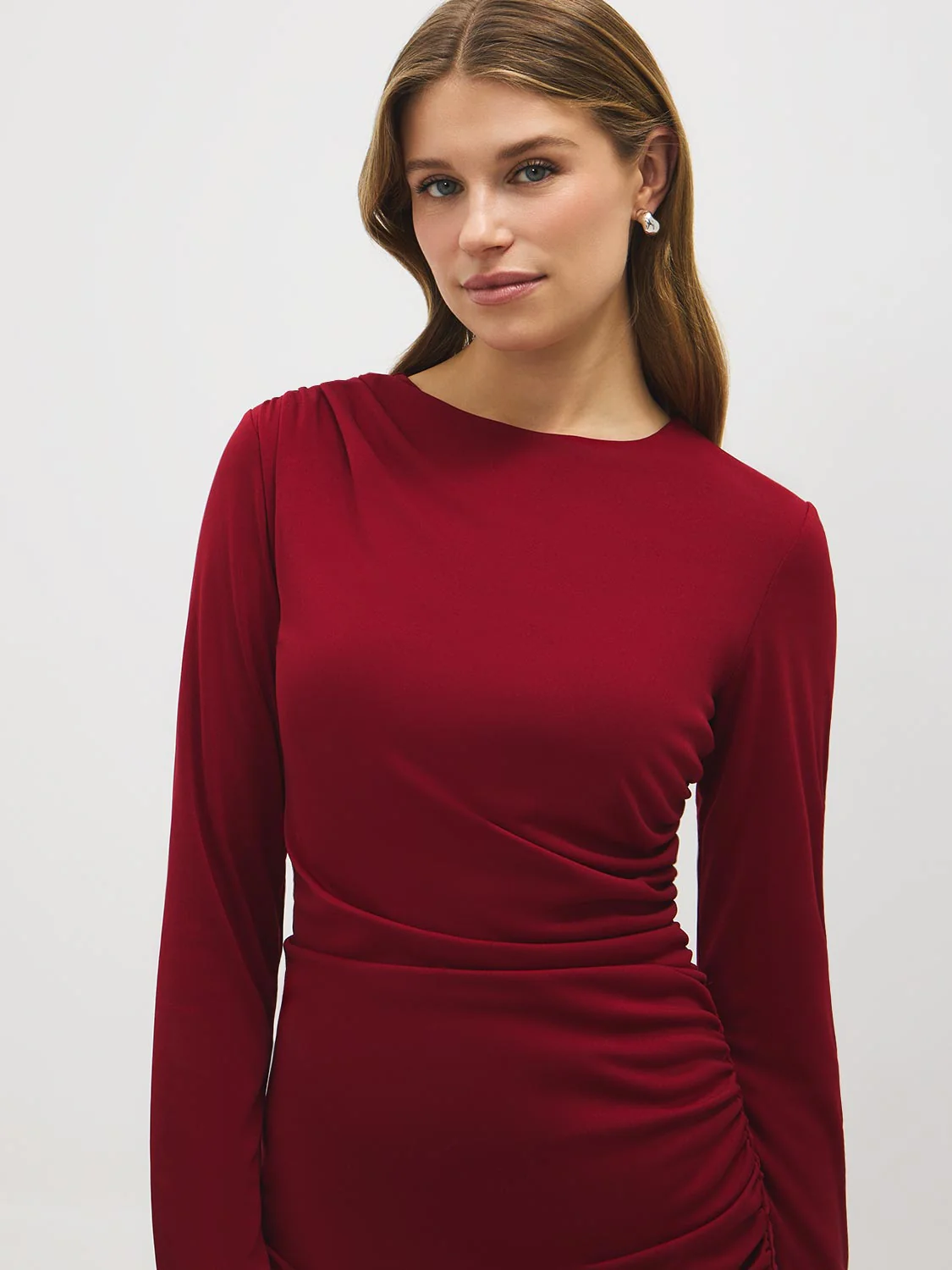 Gathered Mini Dress - Image 3