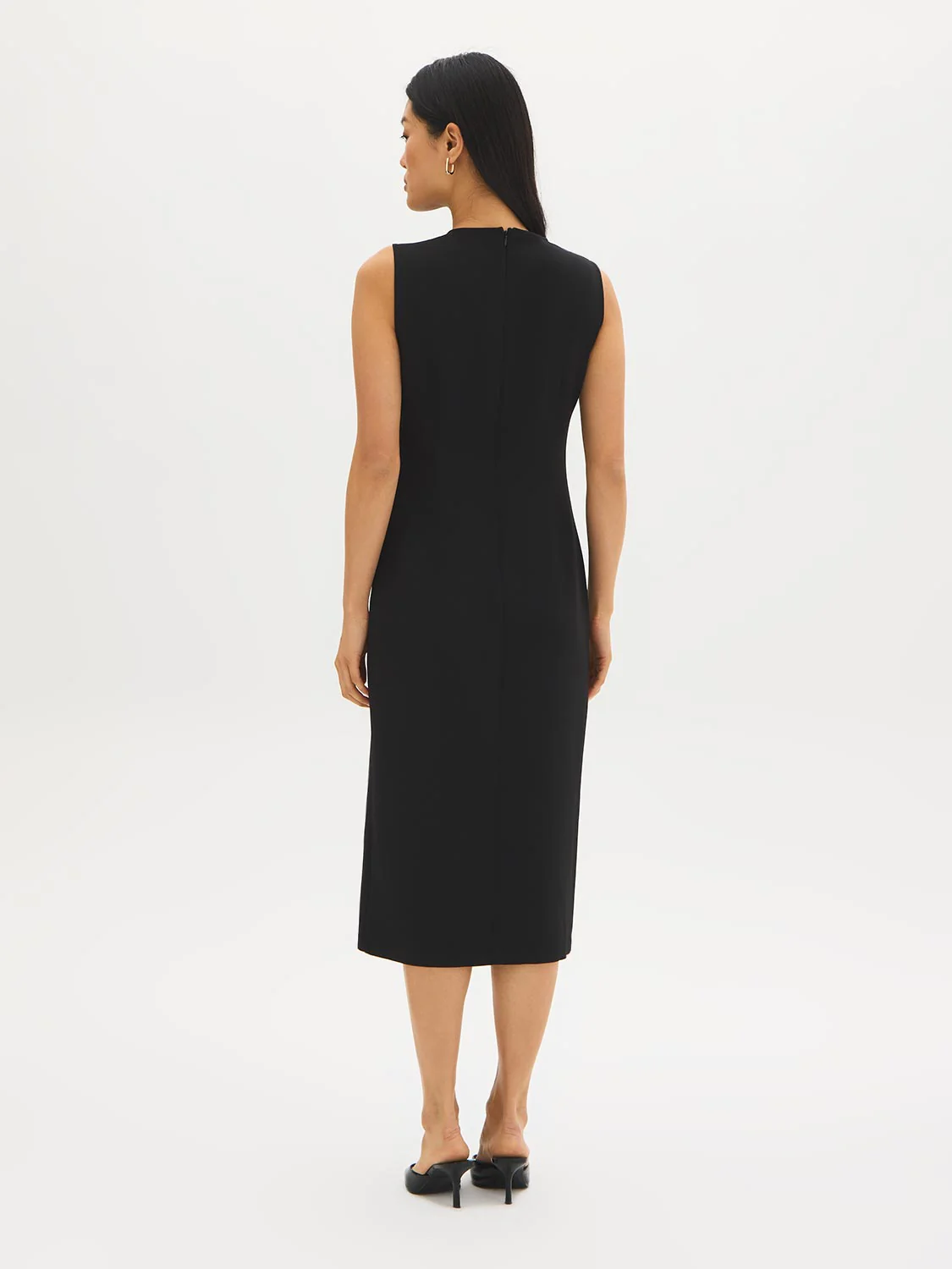 Column Dress With Belt - Image 6