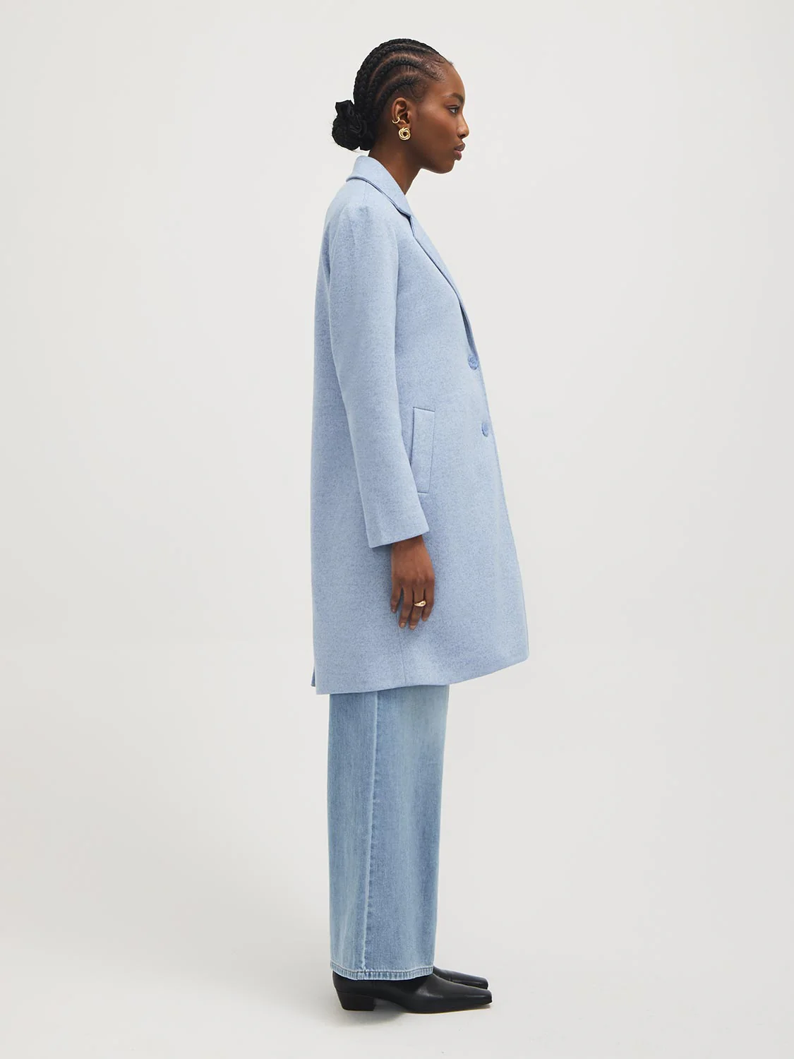 Mid-Length Fleece Coat - Image 7