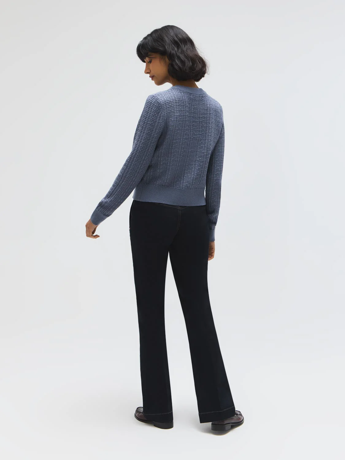 Cotton Blend Button-Front Cardigan - Image 12