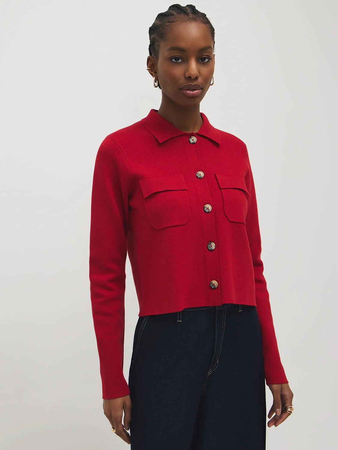 Collared Cardigan