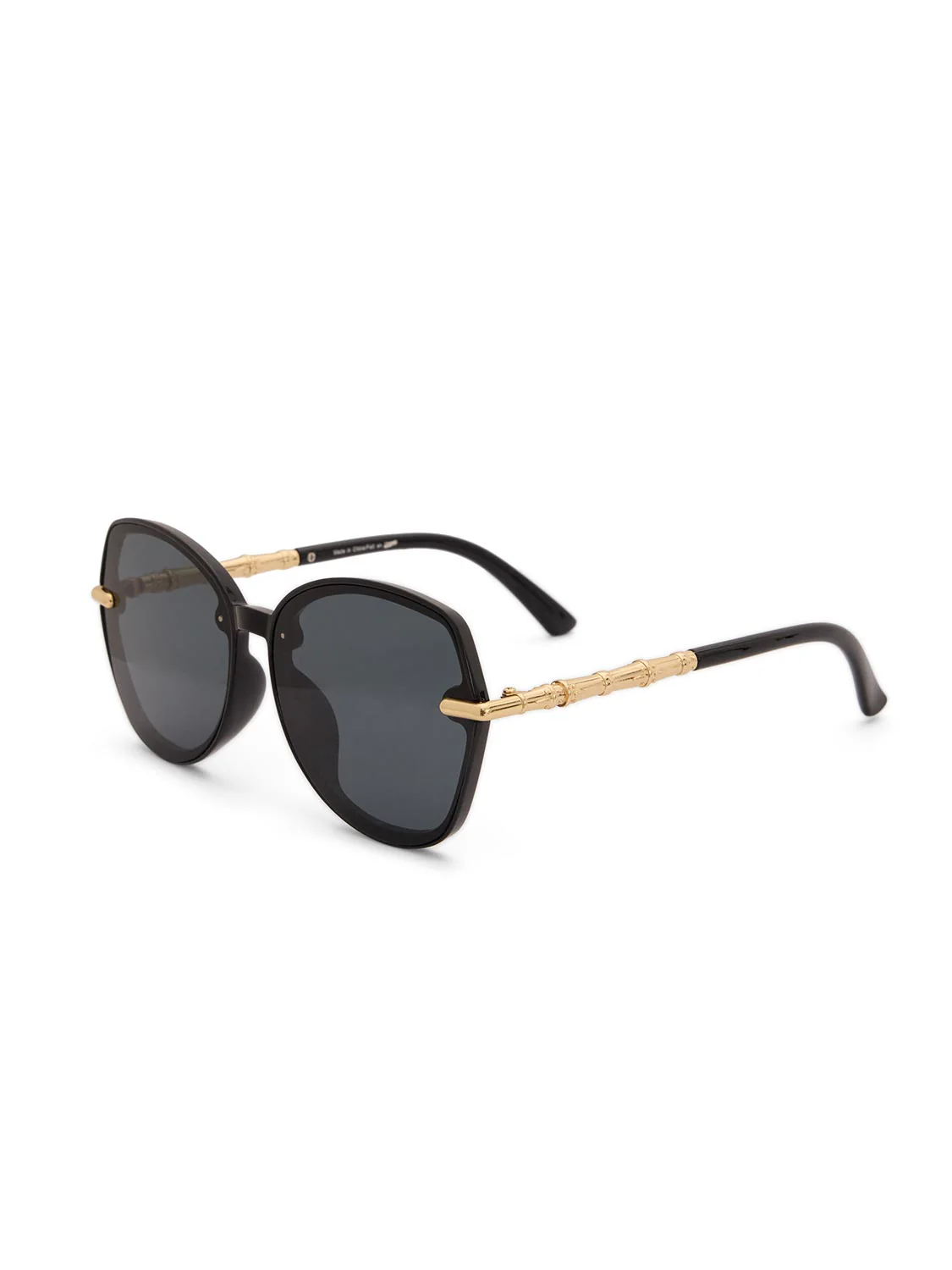 Clear Frame Round Sunglasses - Image 2