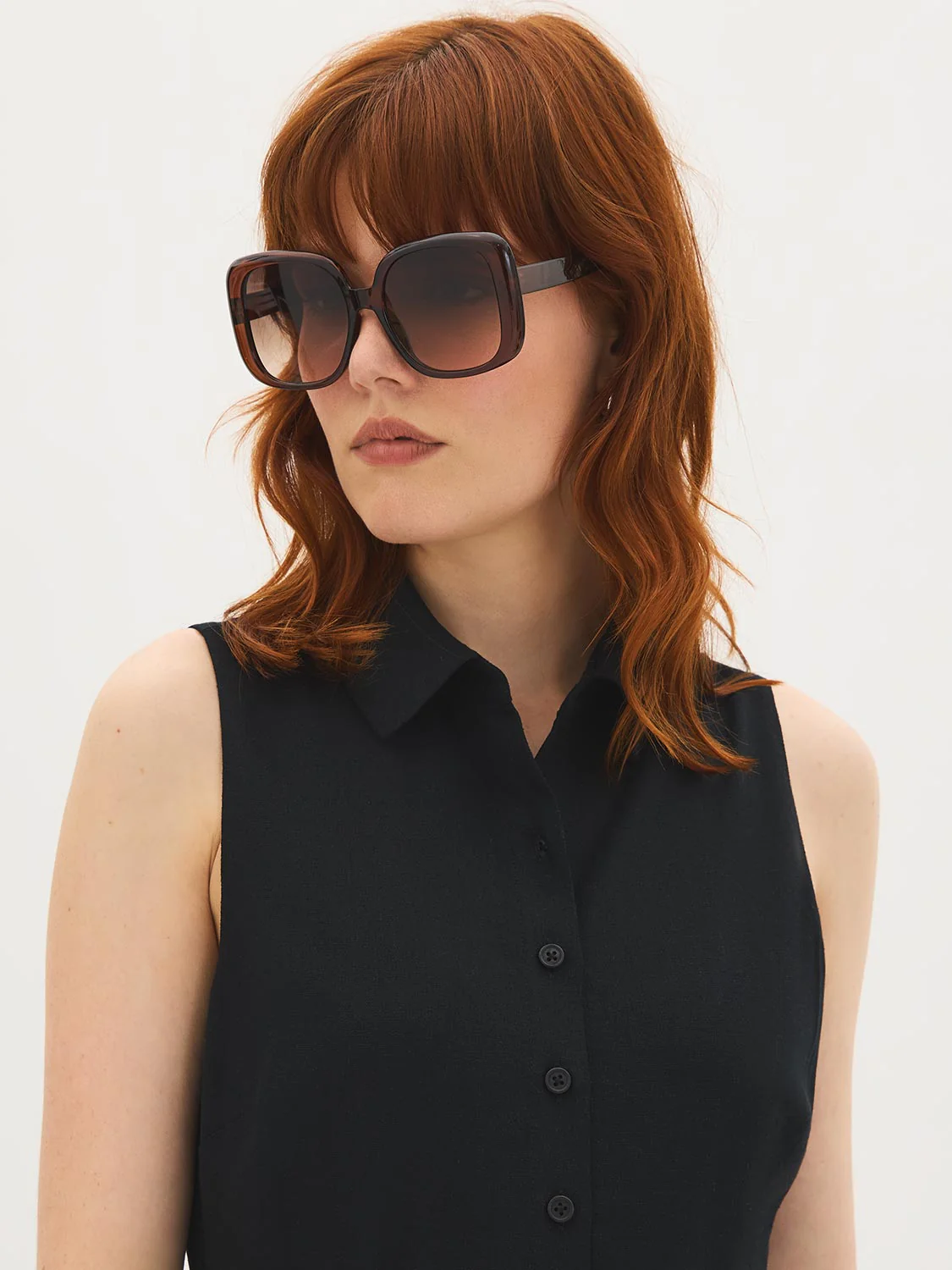 Oversized Frame Sunglasses
