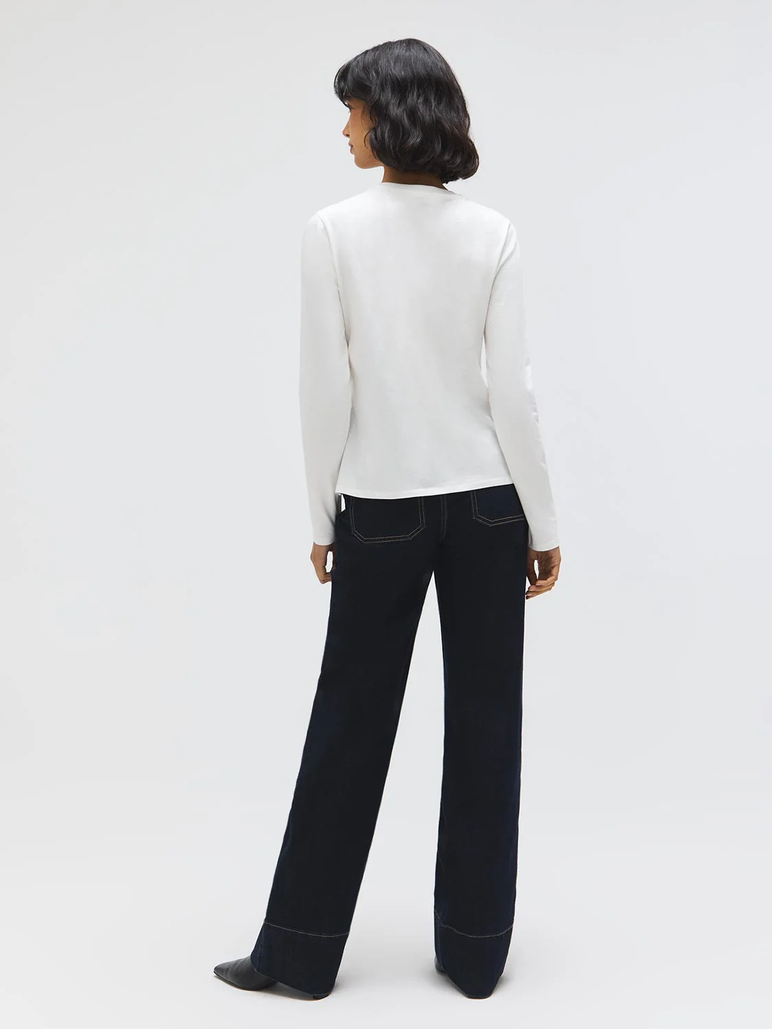 "Merci" Graphic Cotton-Blend Top - Image 4