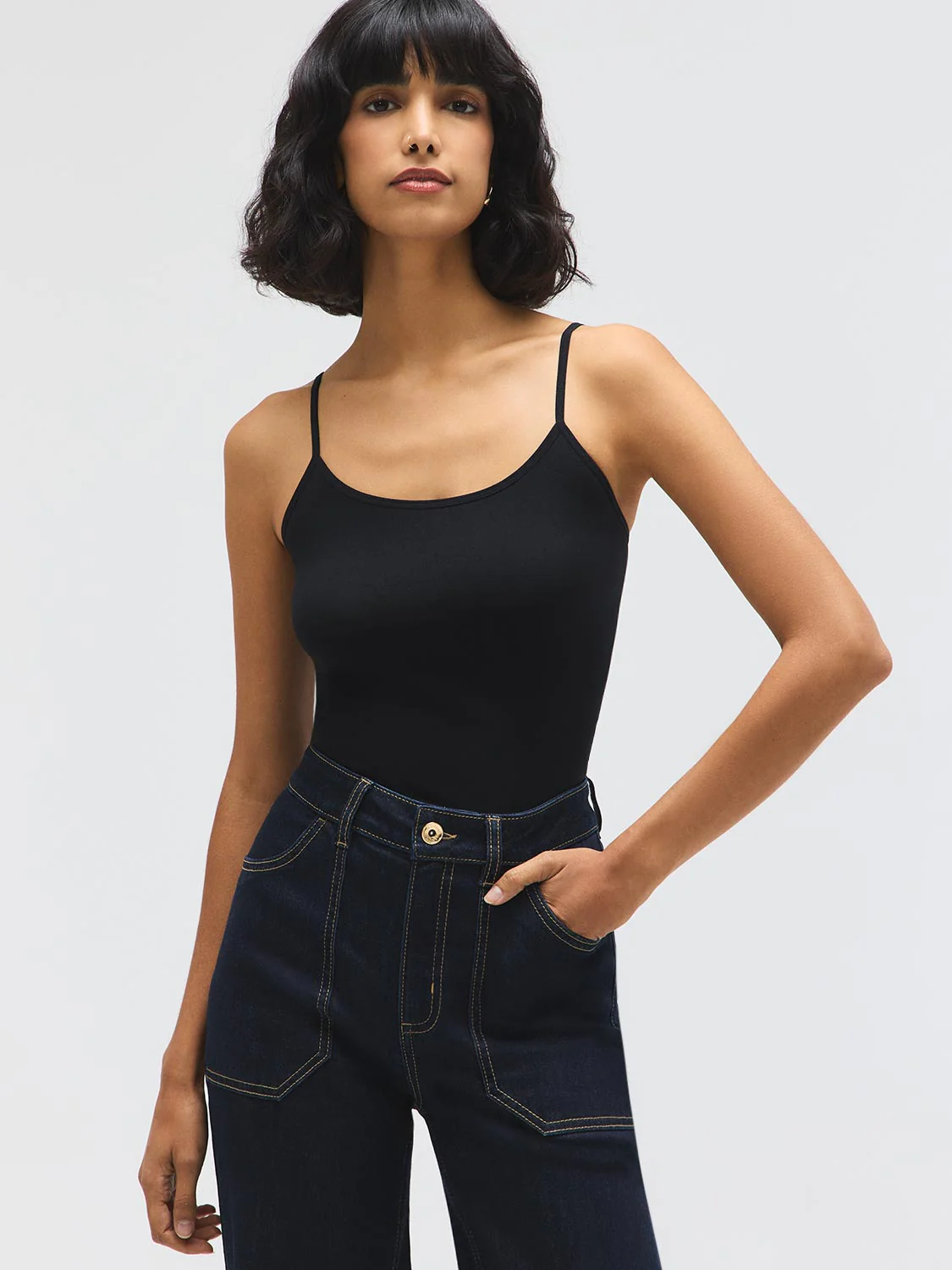 Seamless Spaghetti Strap Tank Top - Image 11