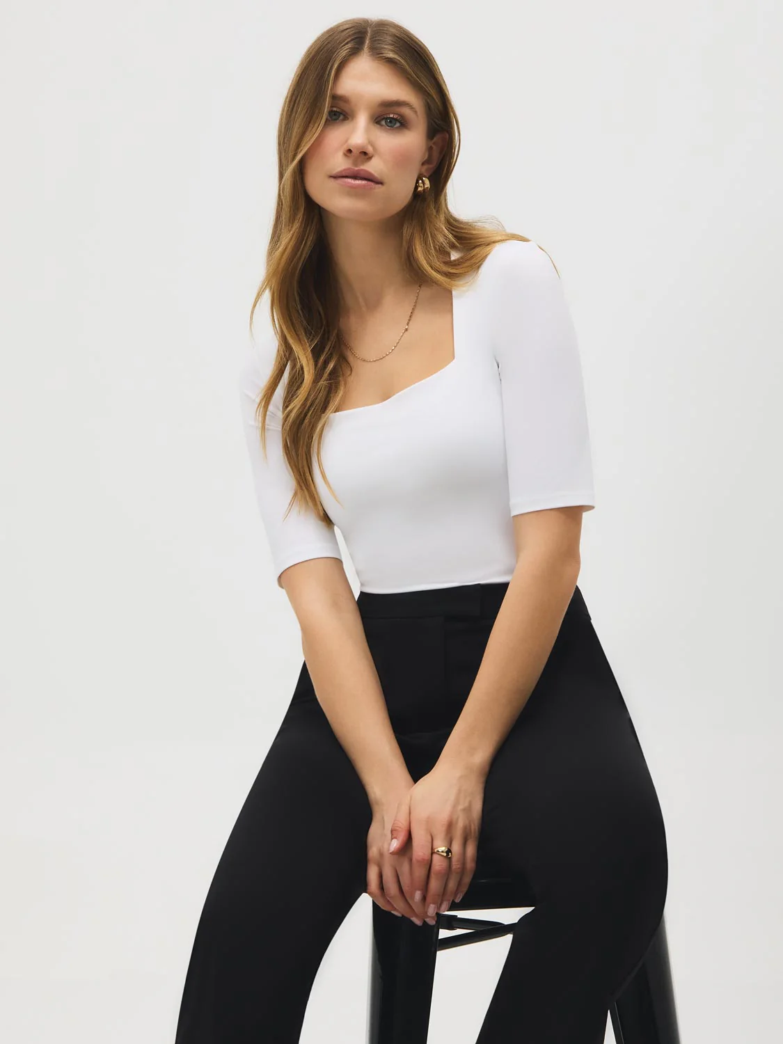 Double Layer Square Neck Top - Image 11