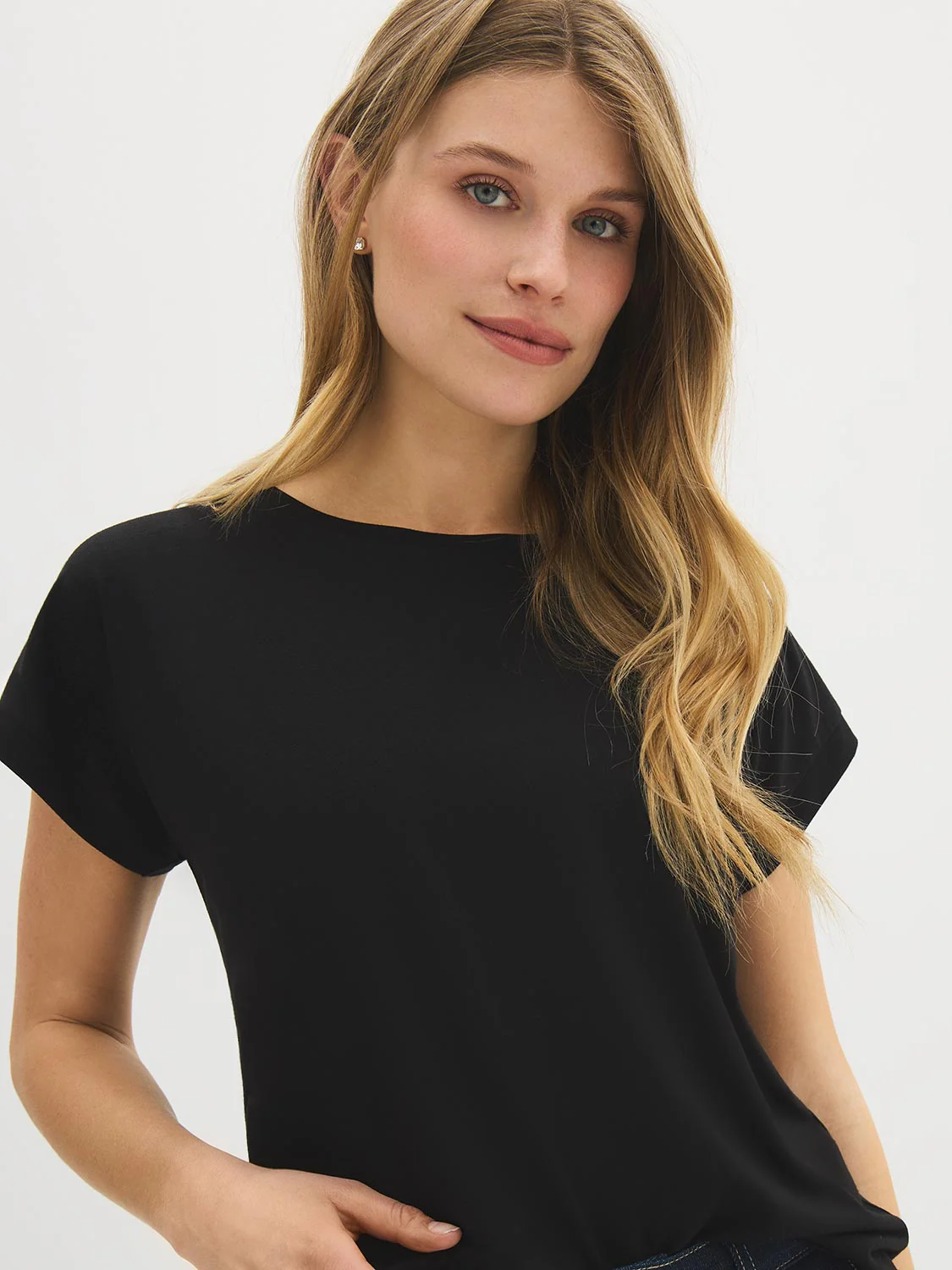 Cuffed Dolman Sleeve T-Shirt - Image 2