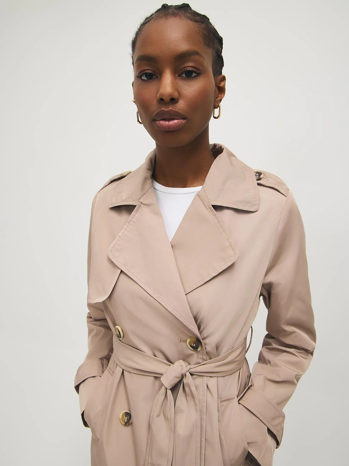 Mid-Length Trench Coat - Image 12