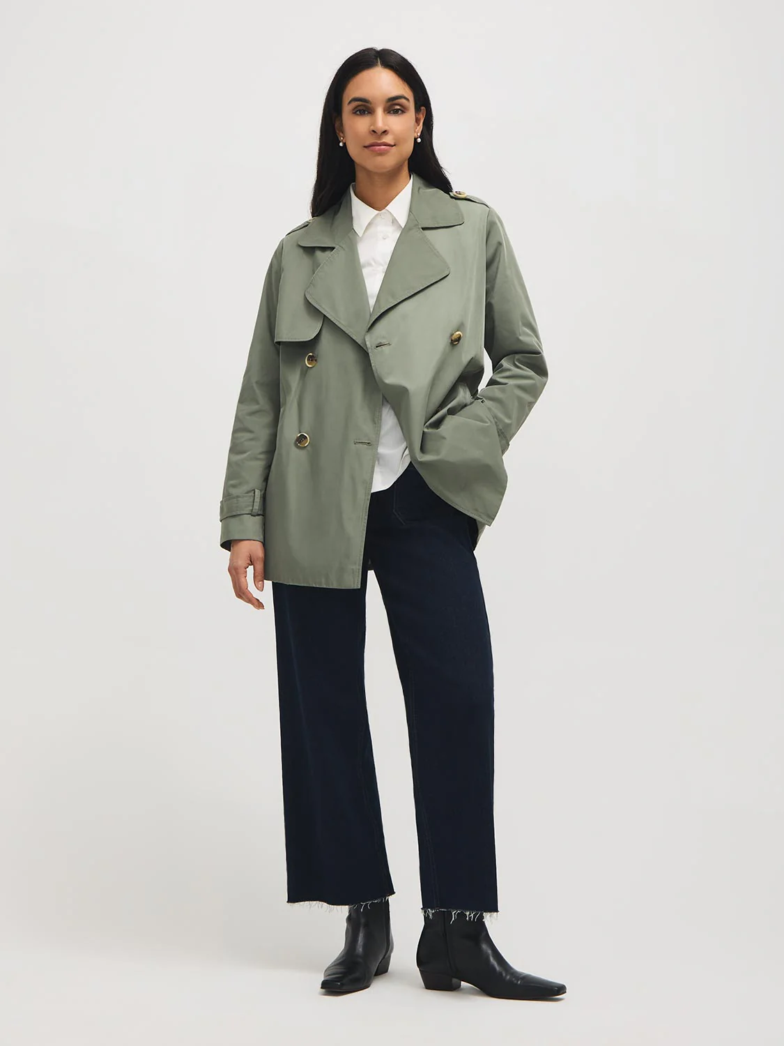 Mid-Length Trench Coat - Image 3