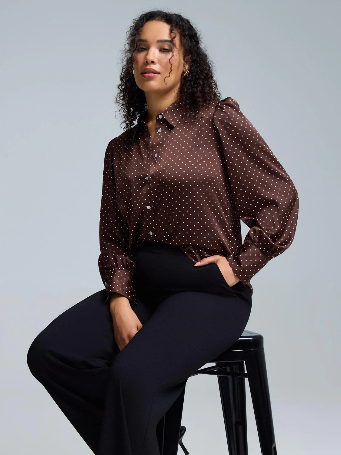 Polka Dot Blouse - Image 3