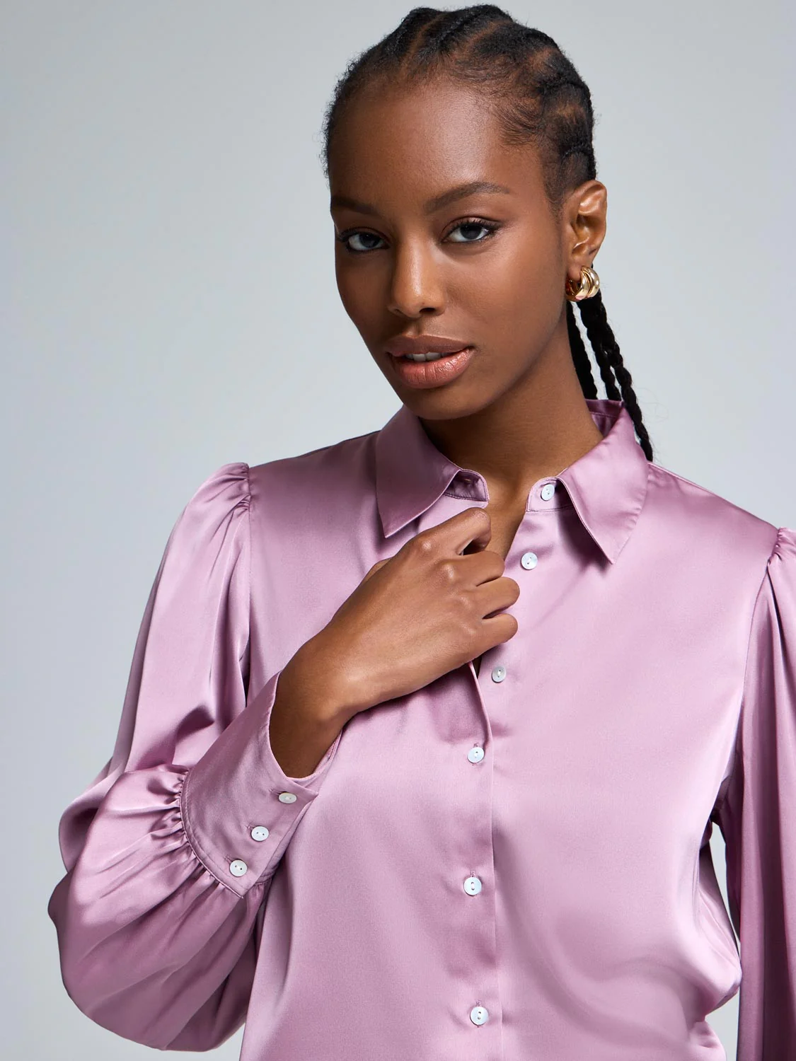 Satin-Like Blouse - Image 2