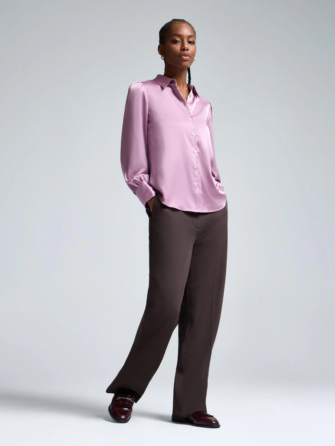 Satin-Like Blouse - Image 3