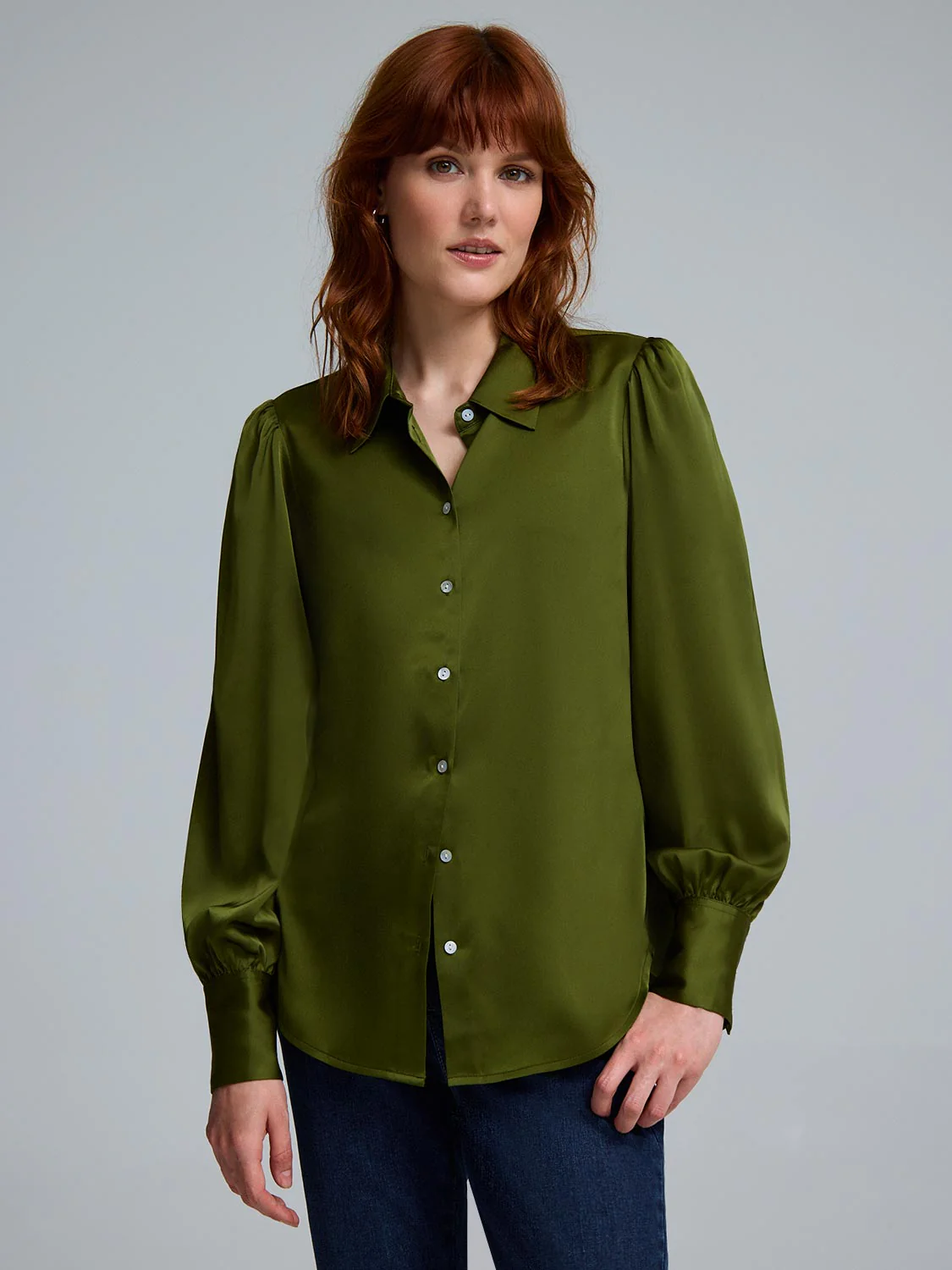 Satin-Like Blouse - Image 5