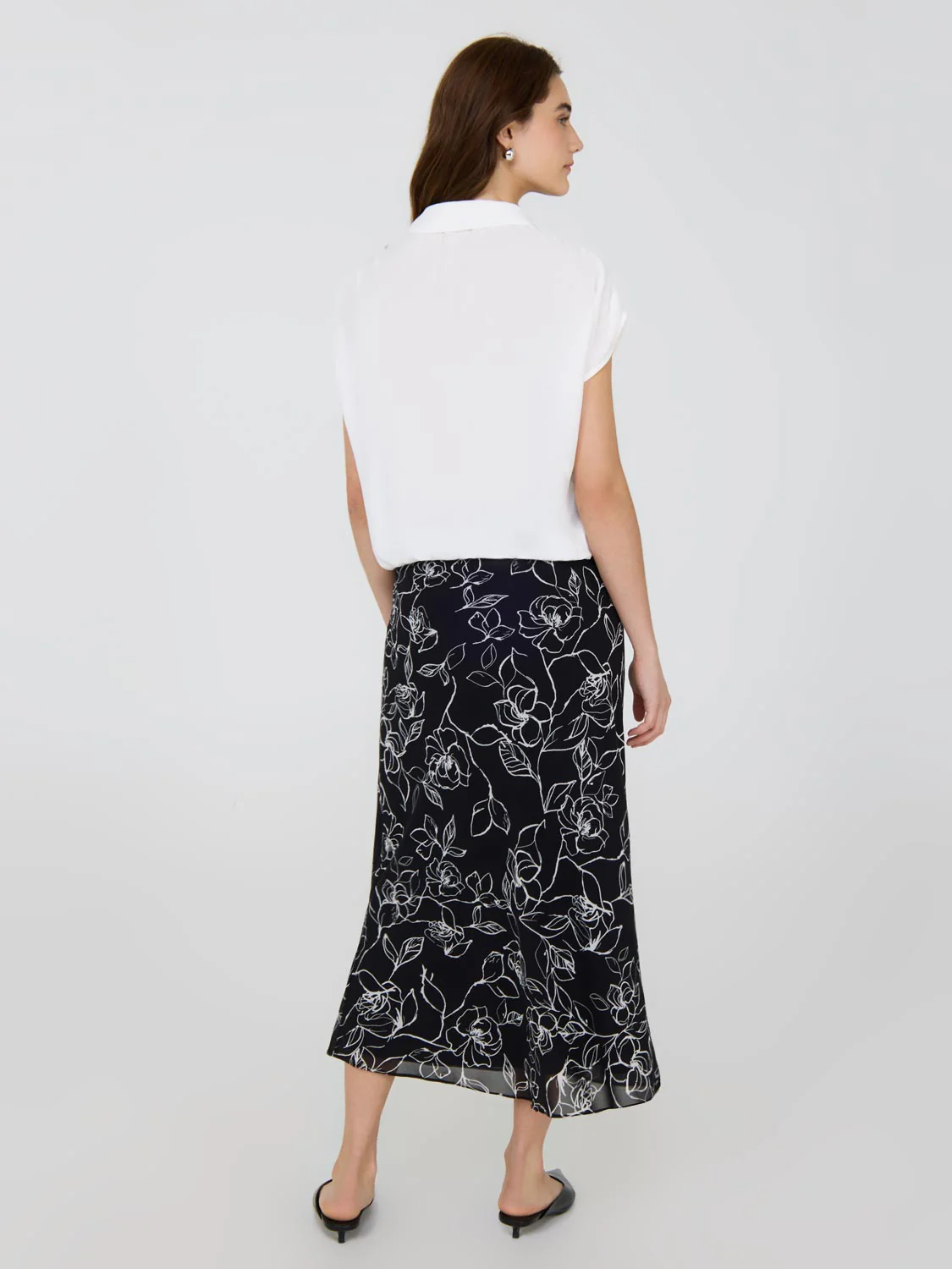 Cap Sleeve Elastic Hem Blouse - Image 3