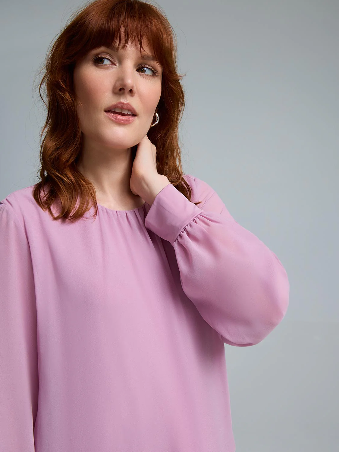 Chiffon Popover Top - Image 2