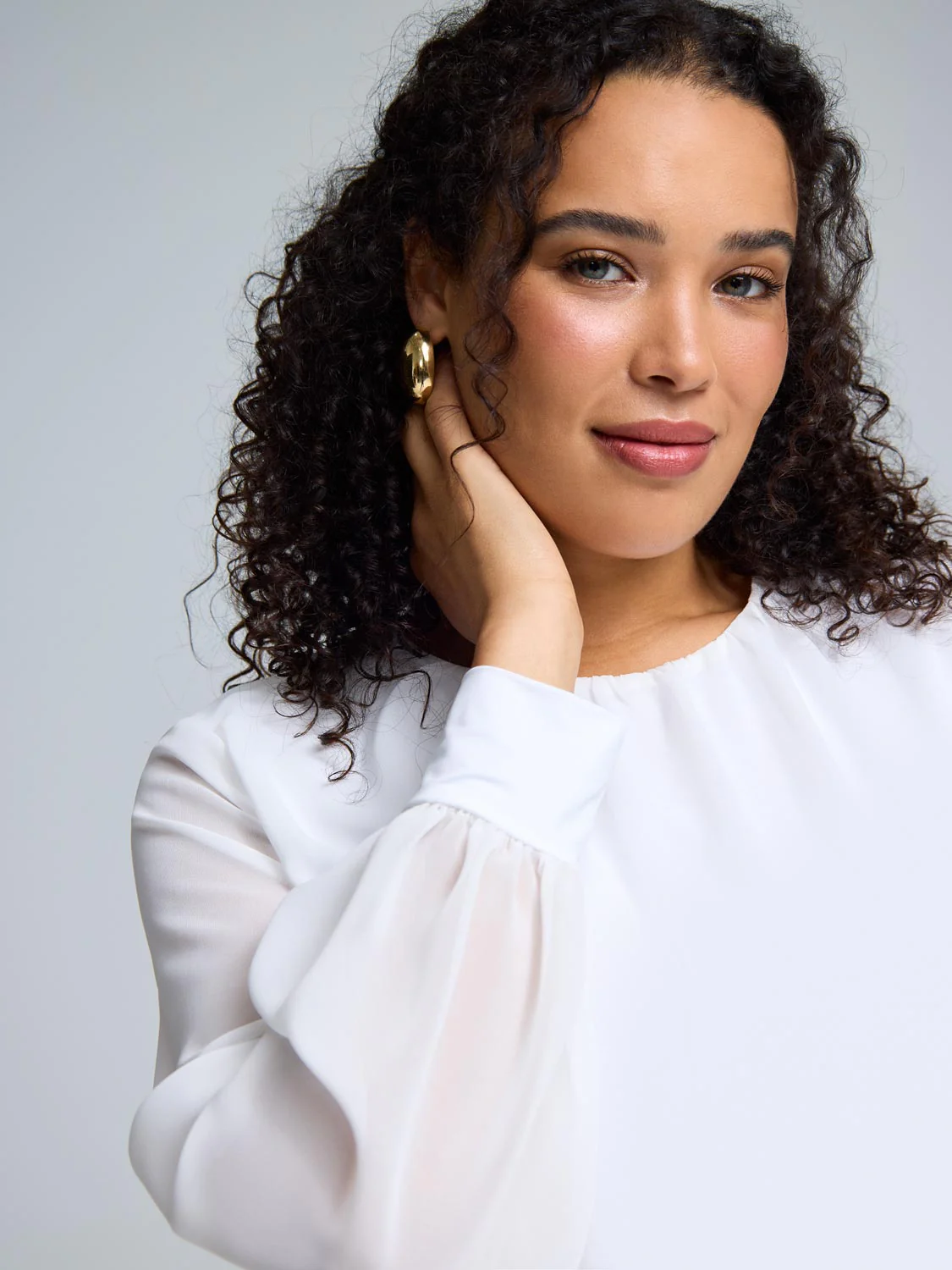 Chiffon Popover Top - Image 6