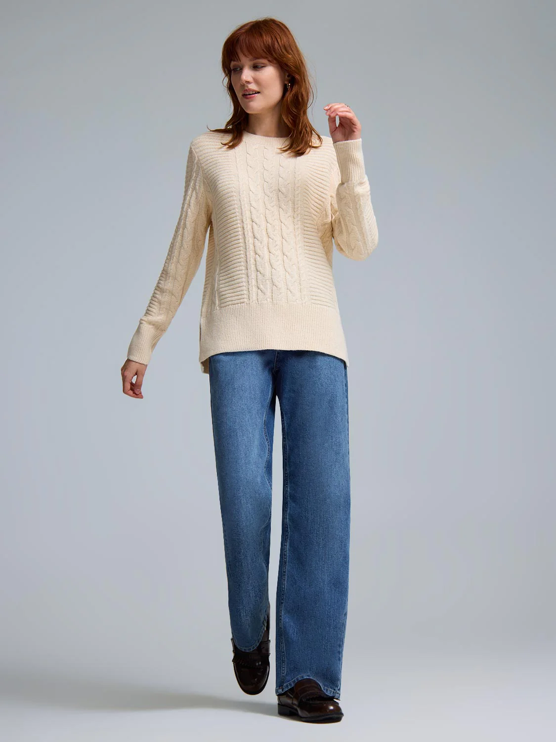 Cable Knit Sweater - Image 2
