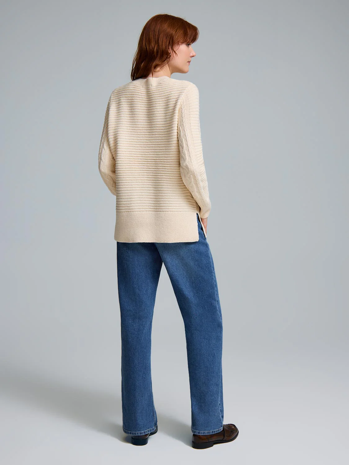 Cable Knit Sweater - Image 3