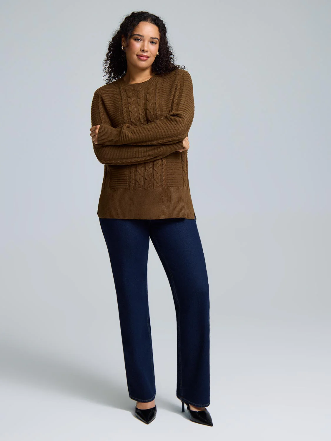 Cable Knit Sweater - Image 7