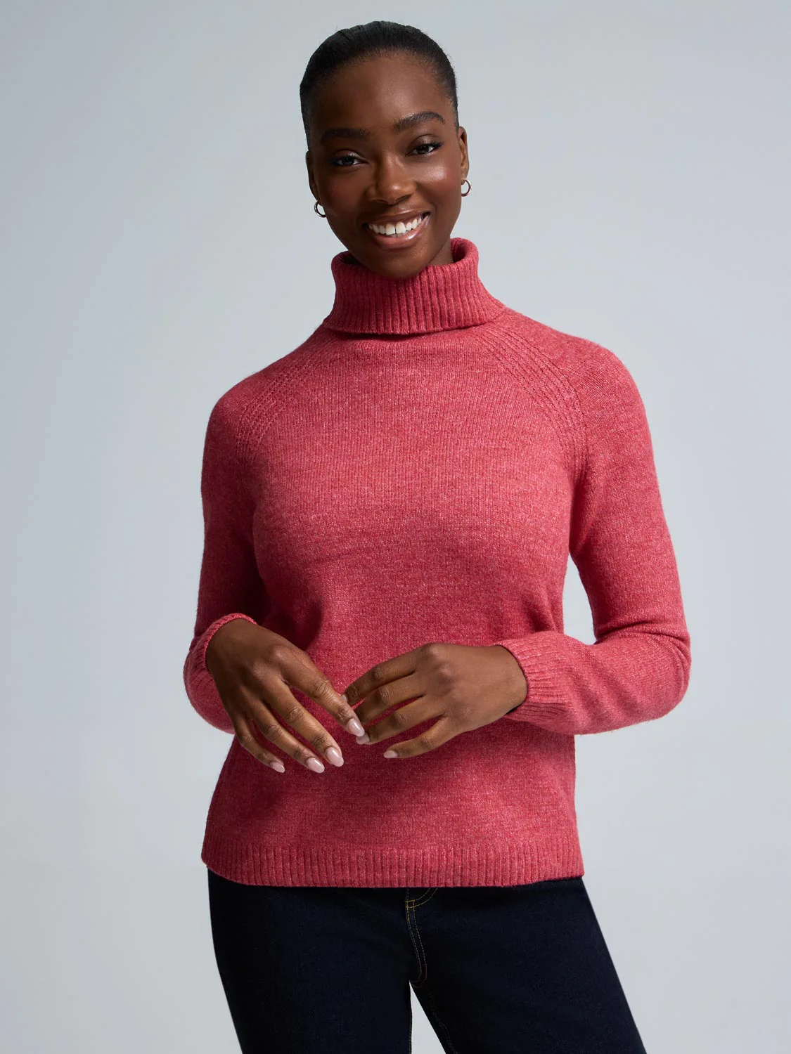 Melange Turtleneck Sweater - Image 6