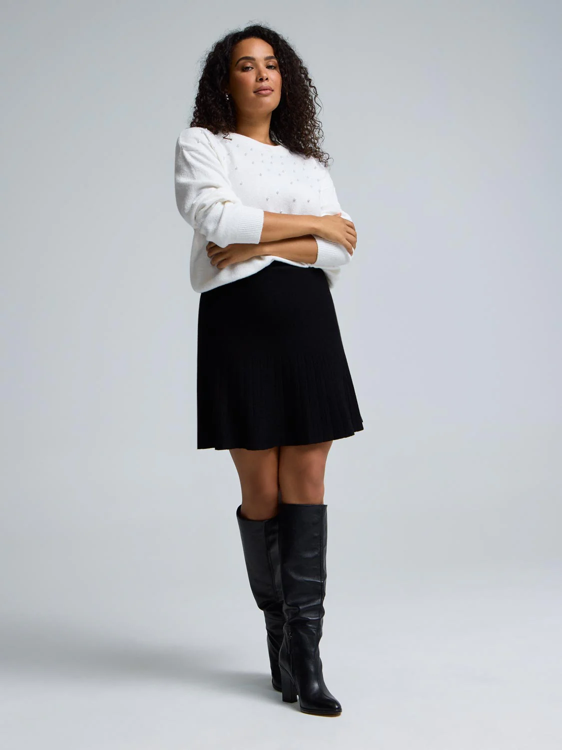Pearl-Embellished Sweater - Image 3