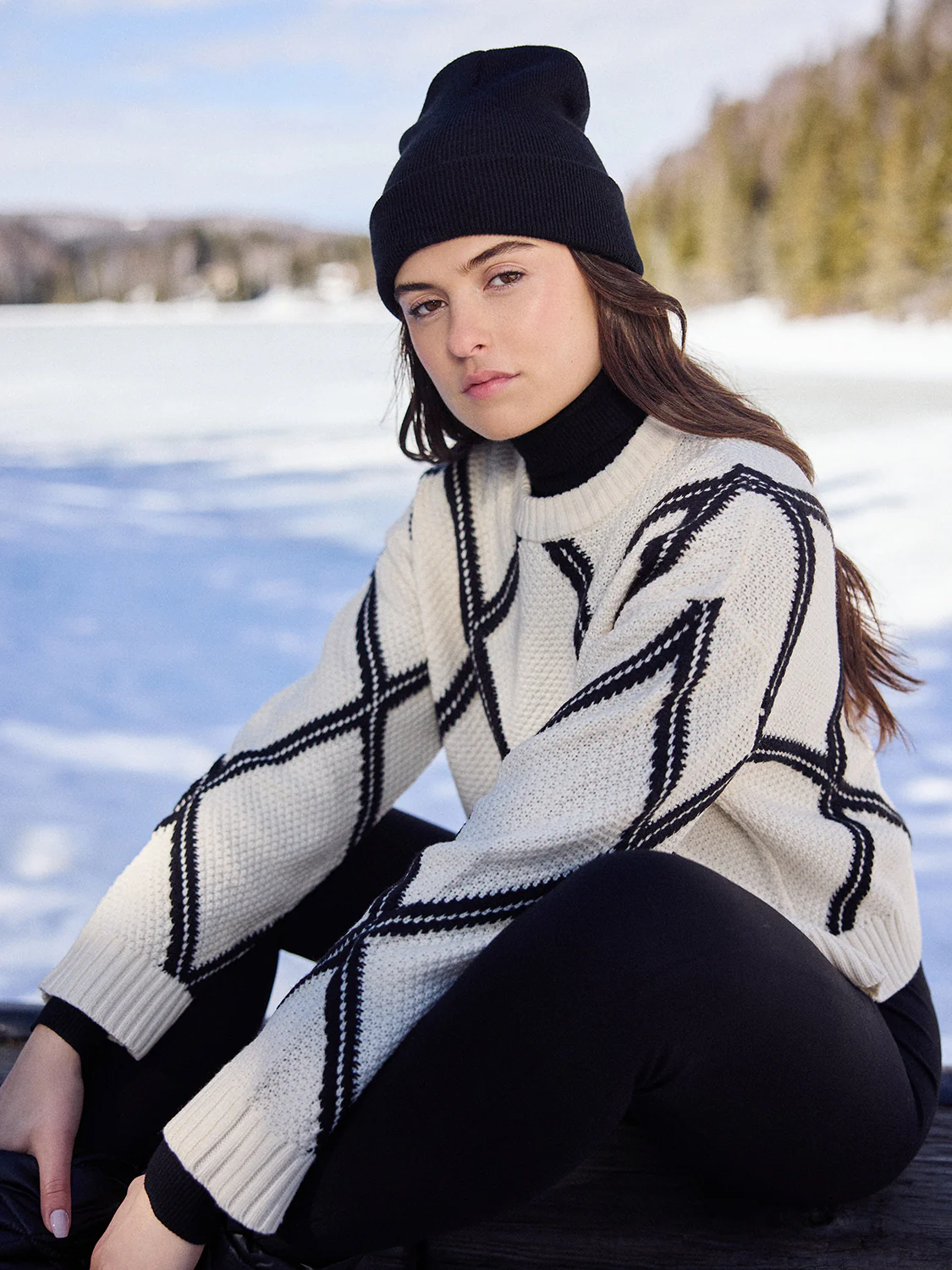 Diamond Jacquard Sweater - Image 9