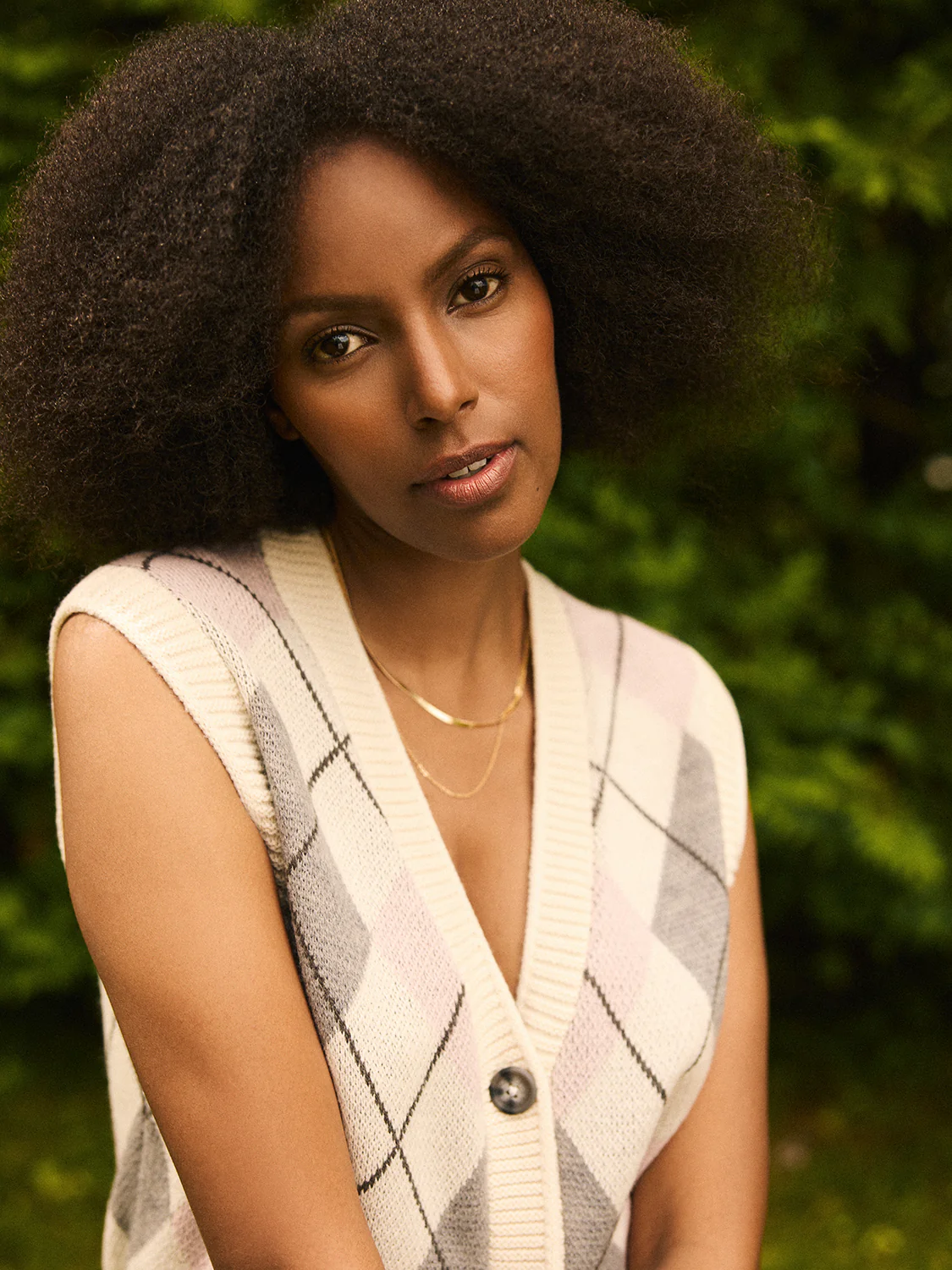 Argyle Wool Button-Front Sweater Vest - Image 4