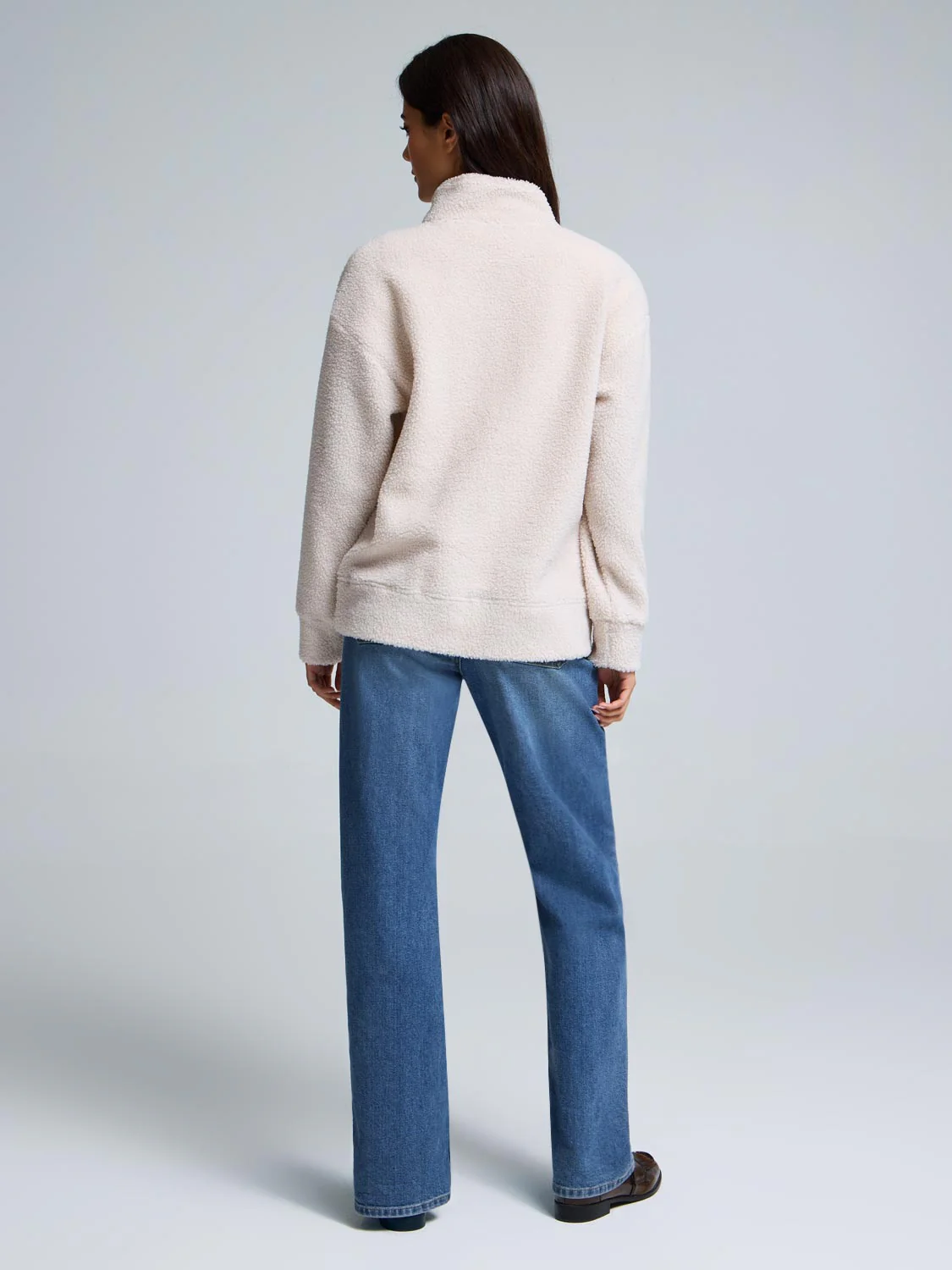 Quarter-Zip Sherpa Top - Image 3