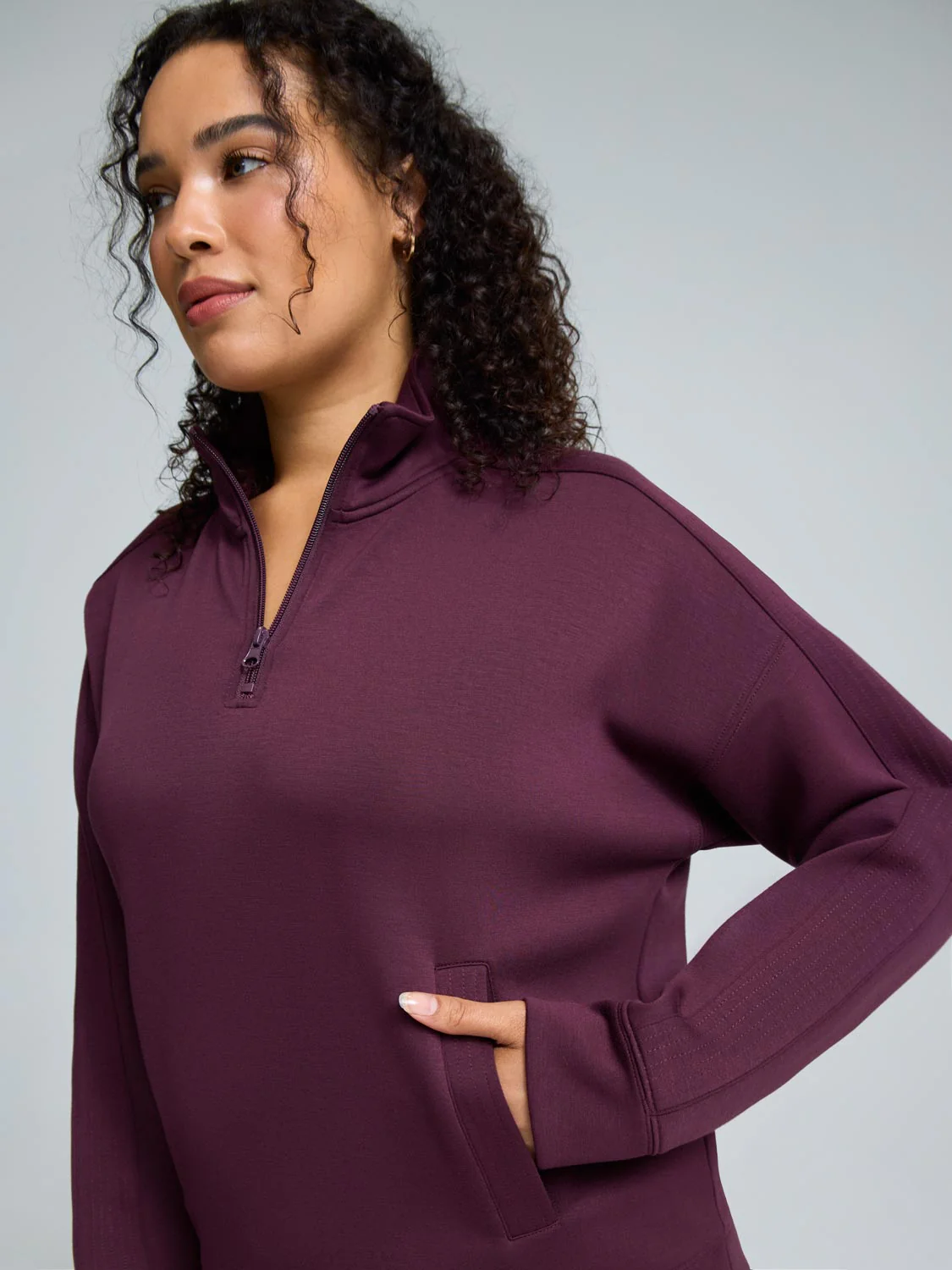 Cloud Fleece Quarter Zip Top - Image 5