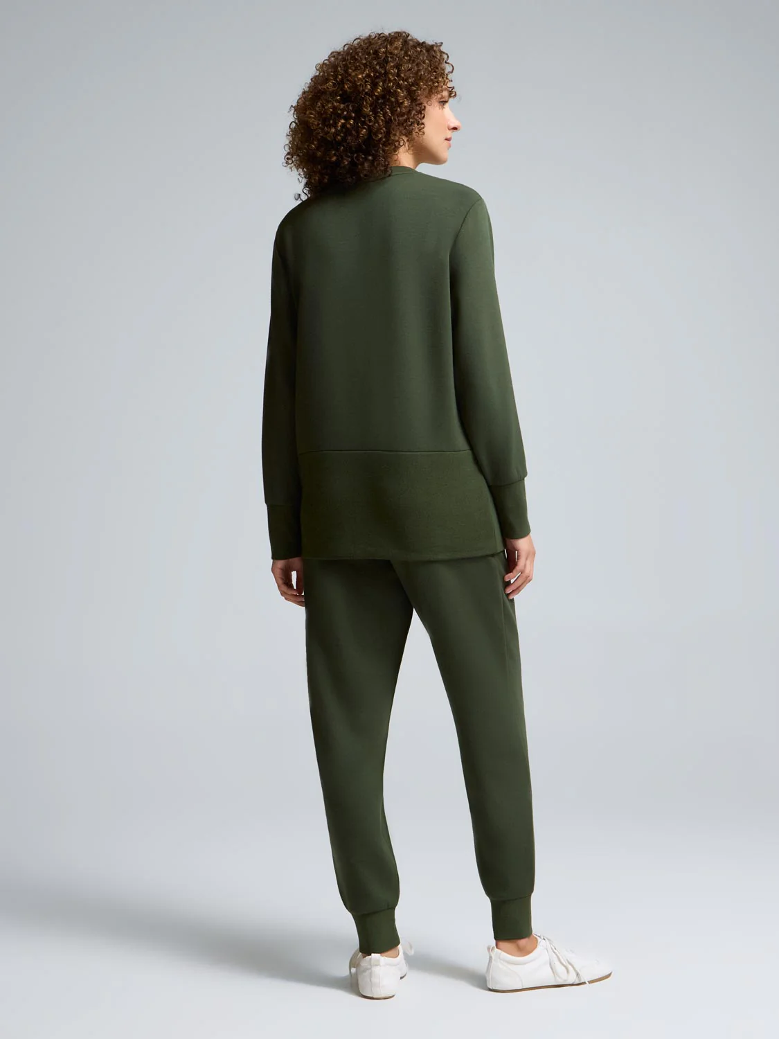 Side Zipper Cloud Fleece Sweatshirt - Image 7